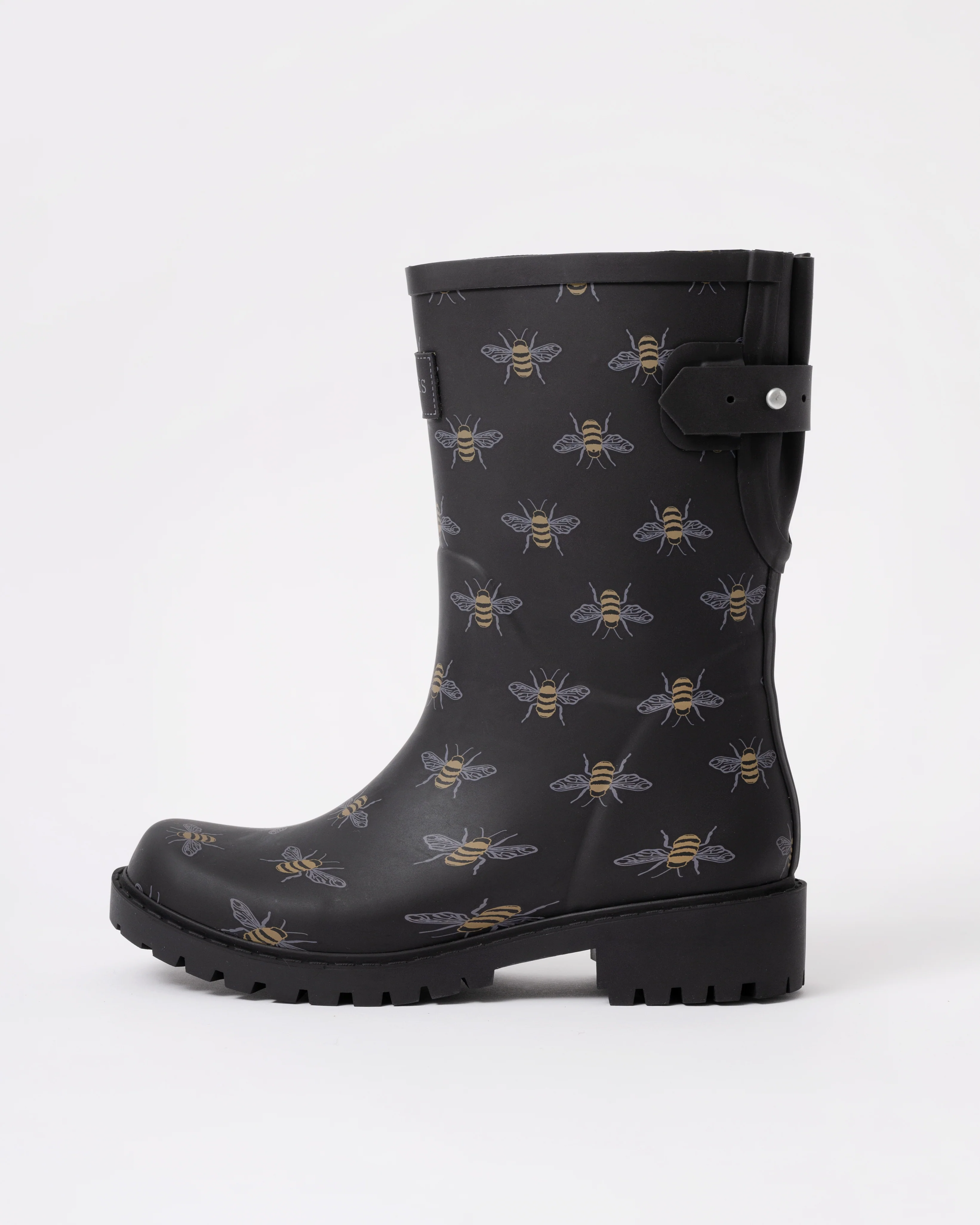 Joules Wistow Womens Wellies - Black Bee - Image 2