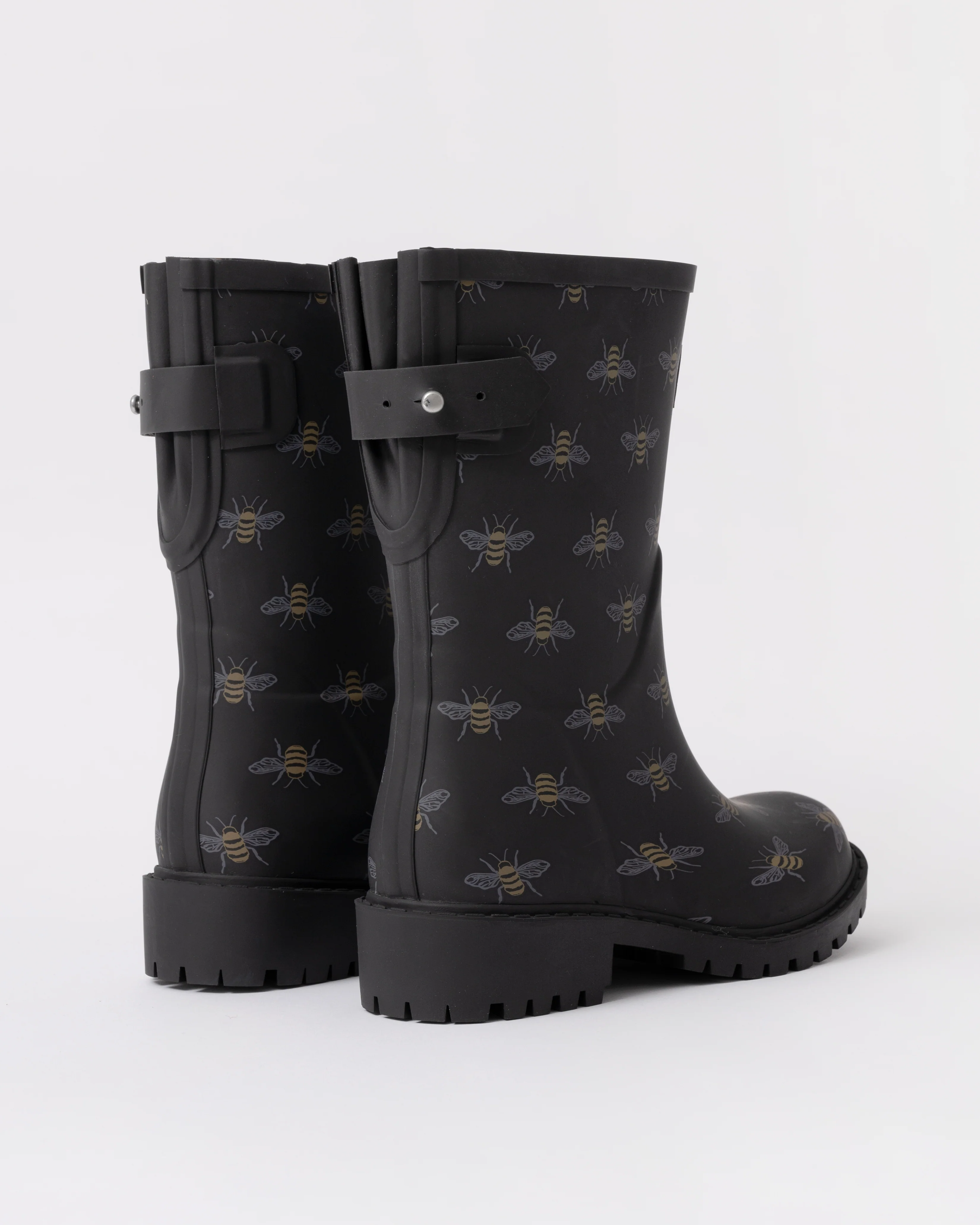 Joules Wistow Womens Wellies - Black Bee - Image 3