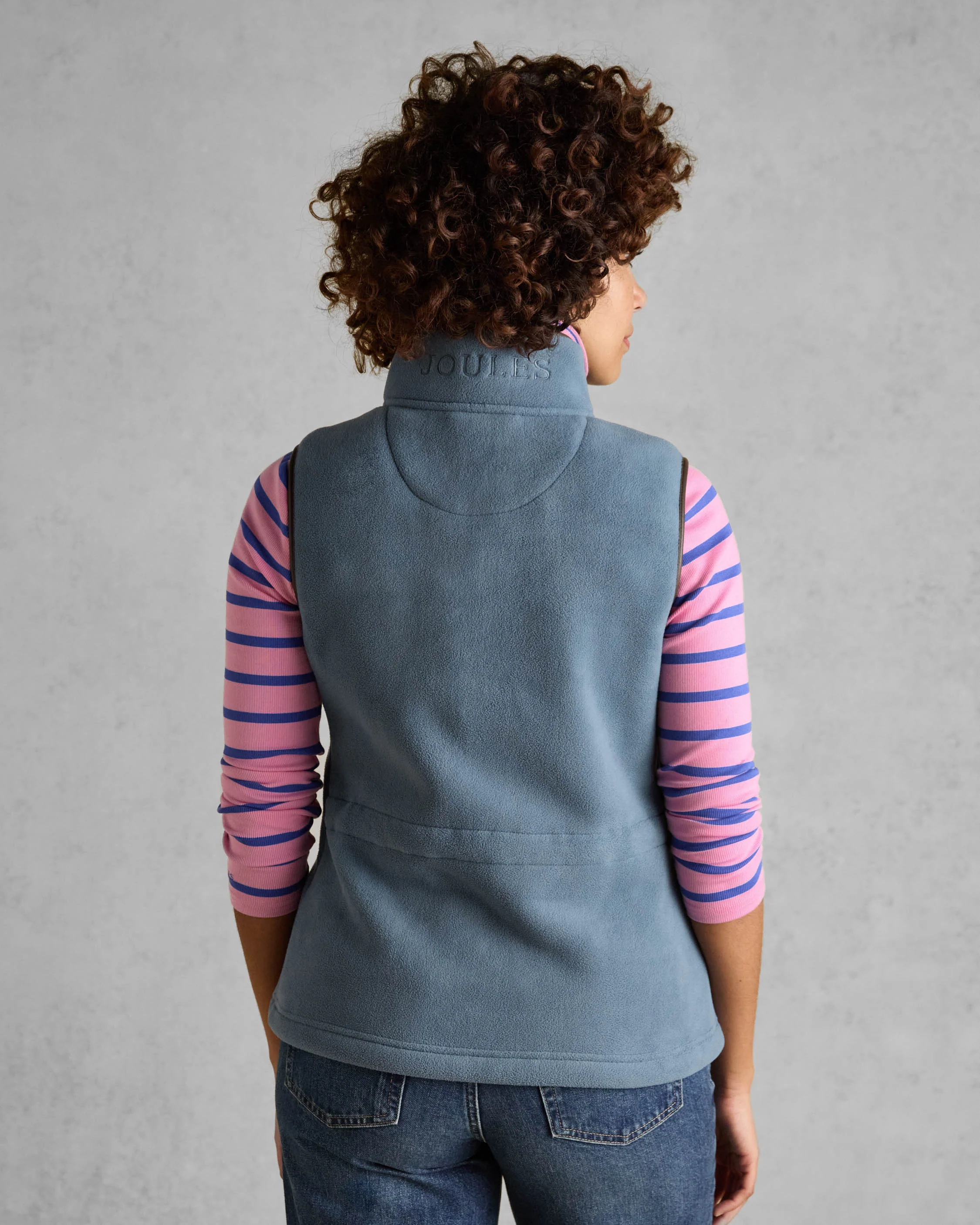 Joules Womens Heritage Gilet - Blue - Image 4