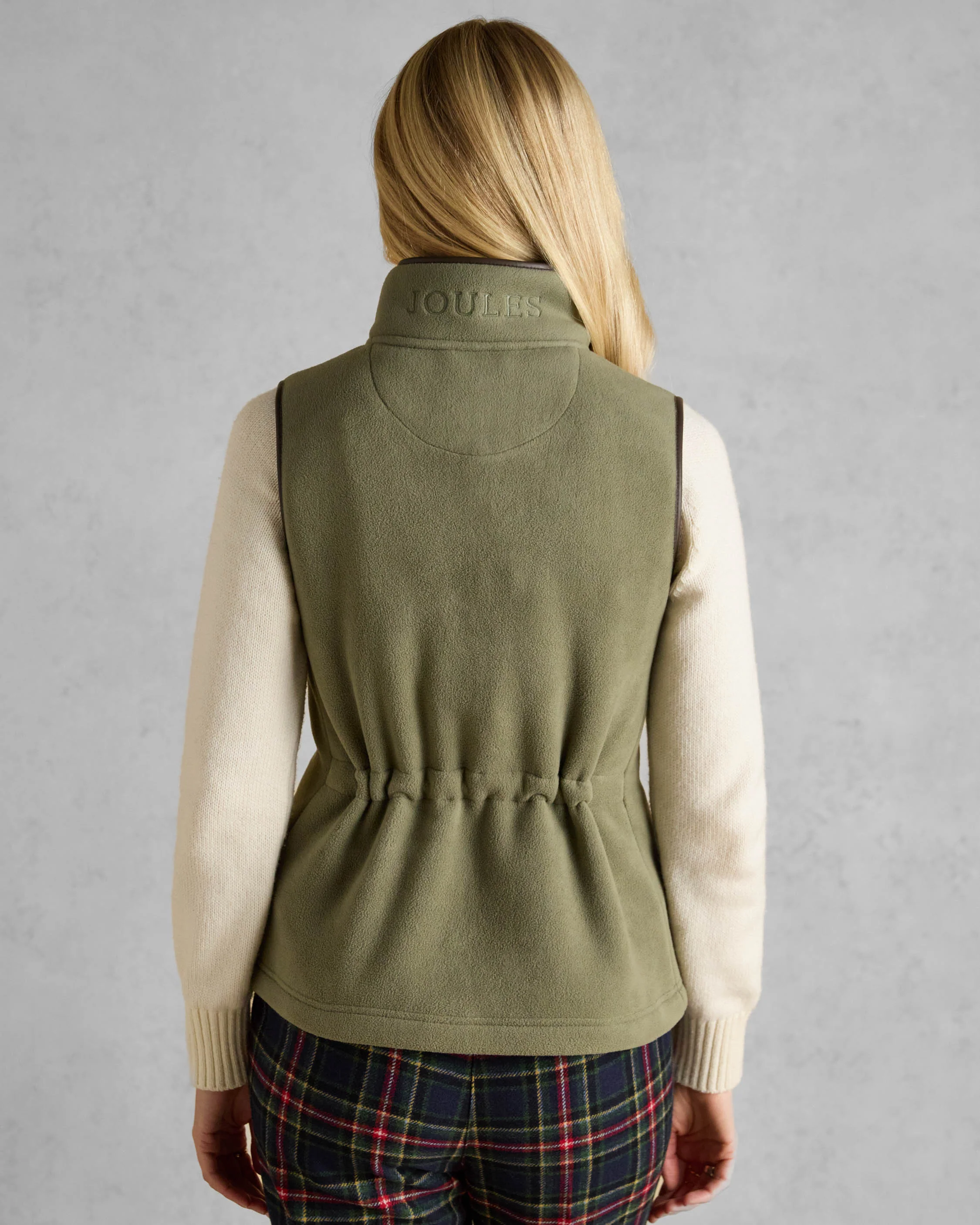 Joules Womens Heritage Gilet - Light Green - Image 4