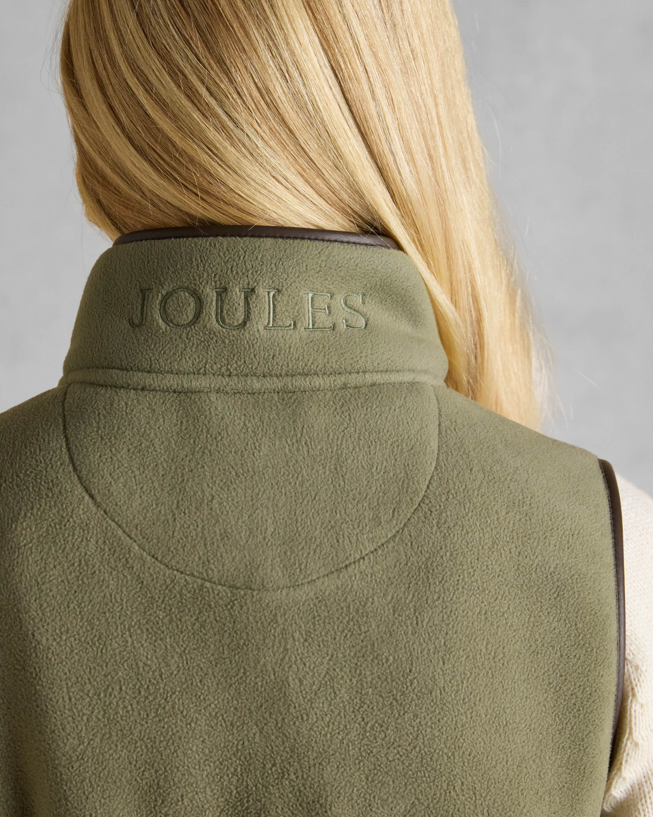 Joules Womens Heritage Gilet - Light Green - Image 6