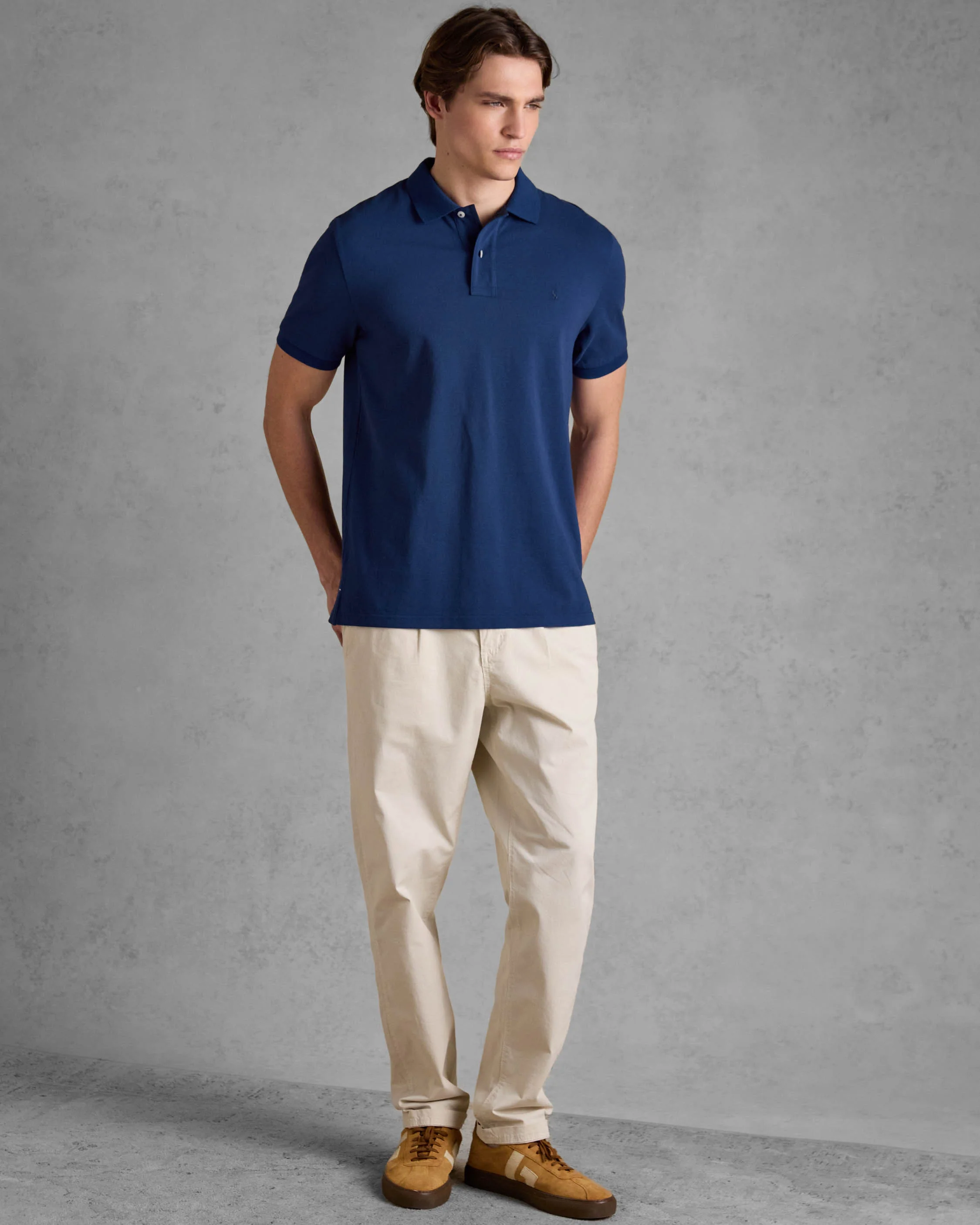 Joules Woody Mens Polo Shirt - Dark Blue - Image 3