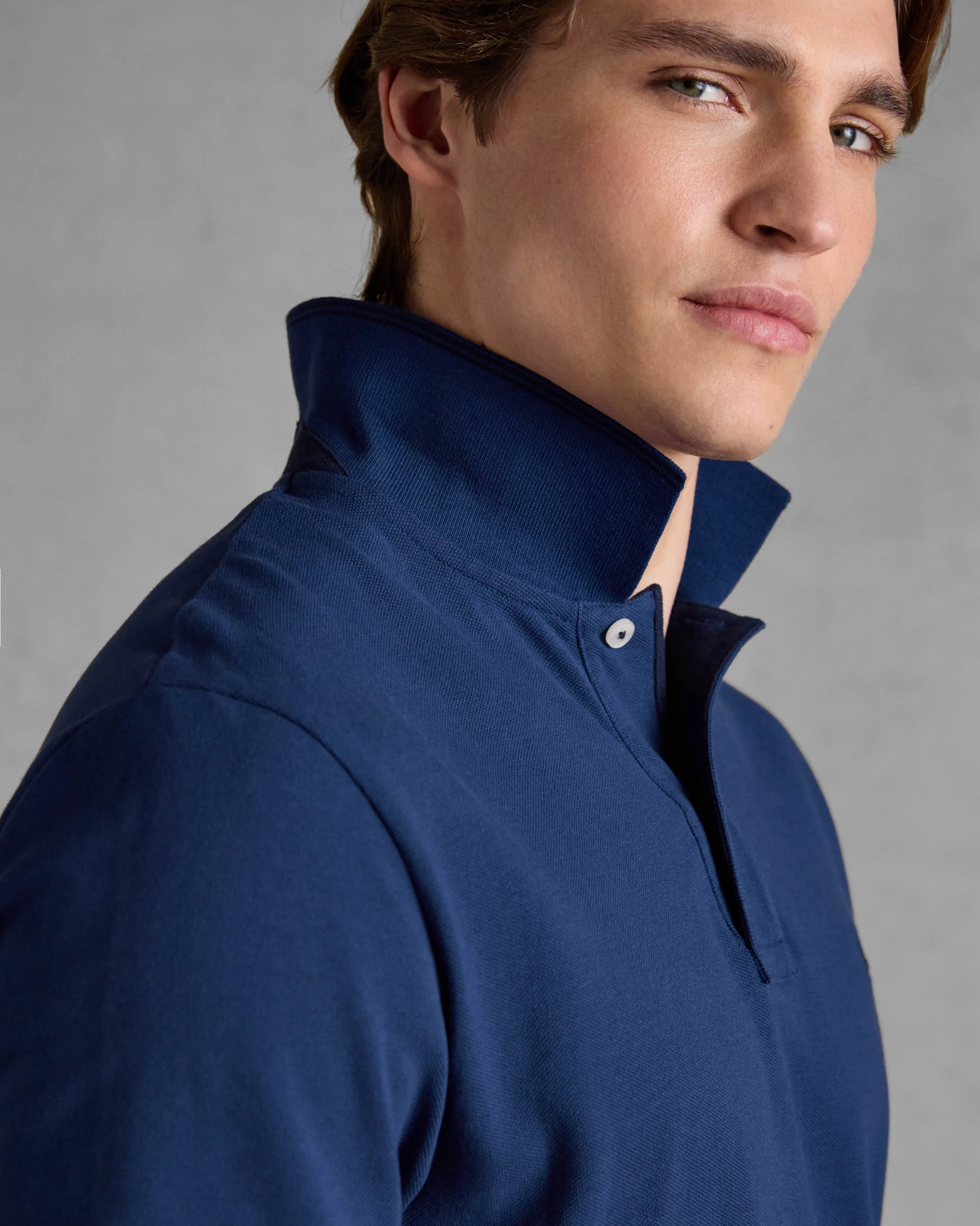 Joules Woody Mens Polo Shirt - Dark Blue - Image 4