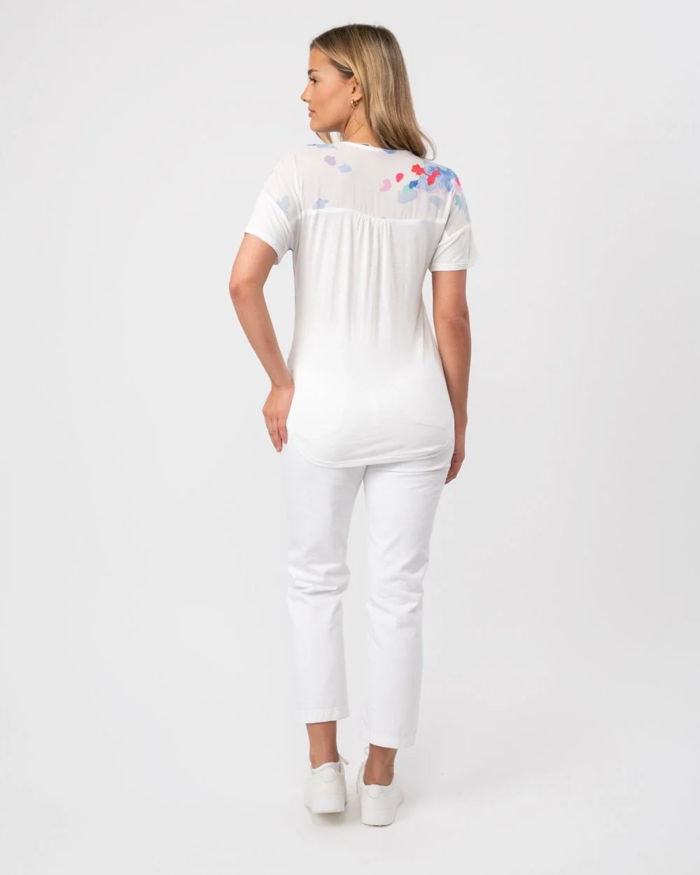 Joules Zoe Womens T-Shirt - Summer Floral - Image 4