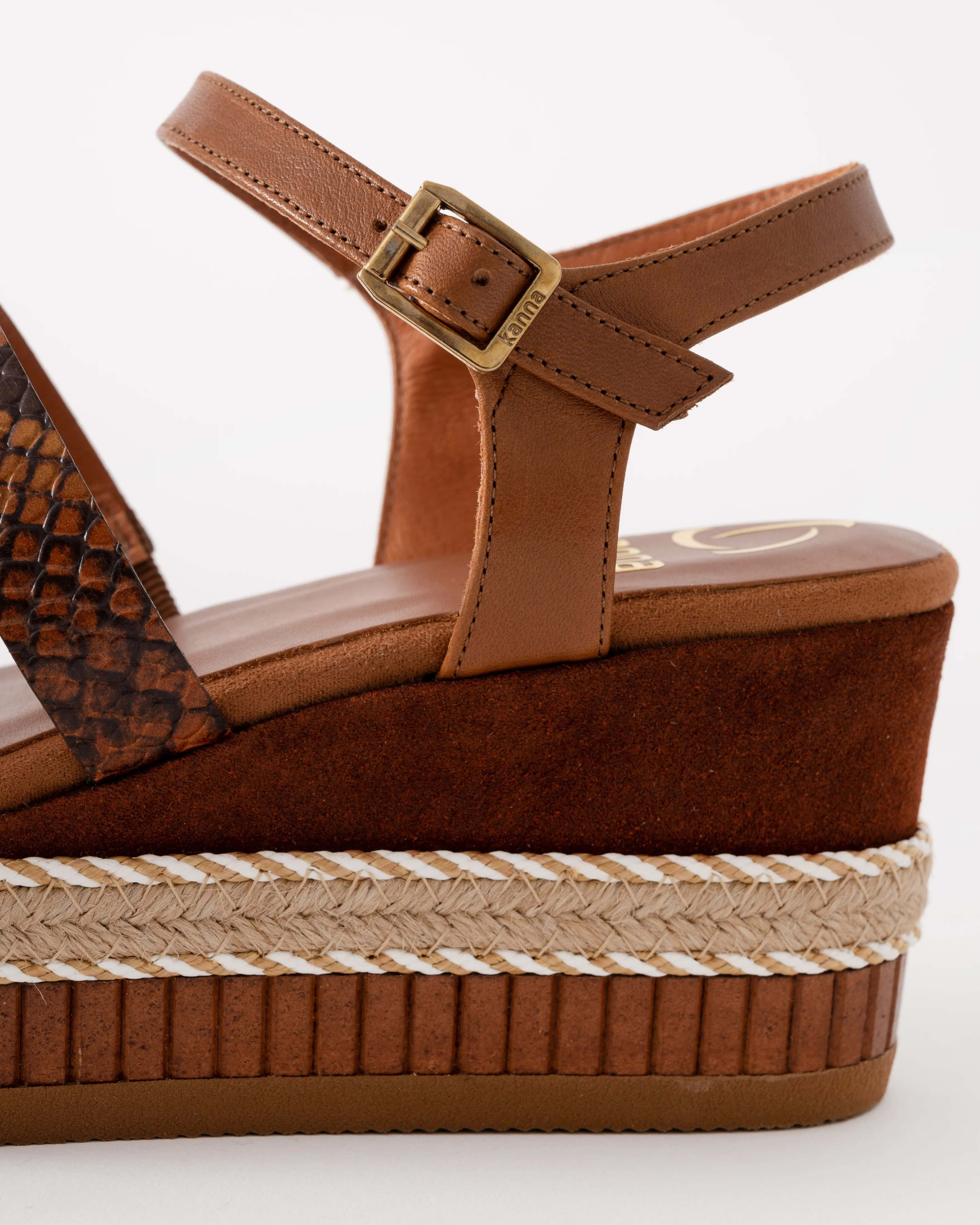 Kanna Grisel Womens Sandals - Brown - Image 6