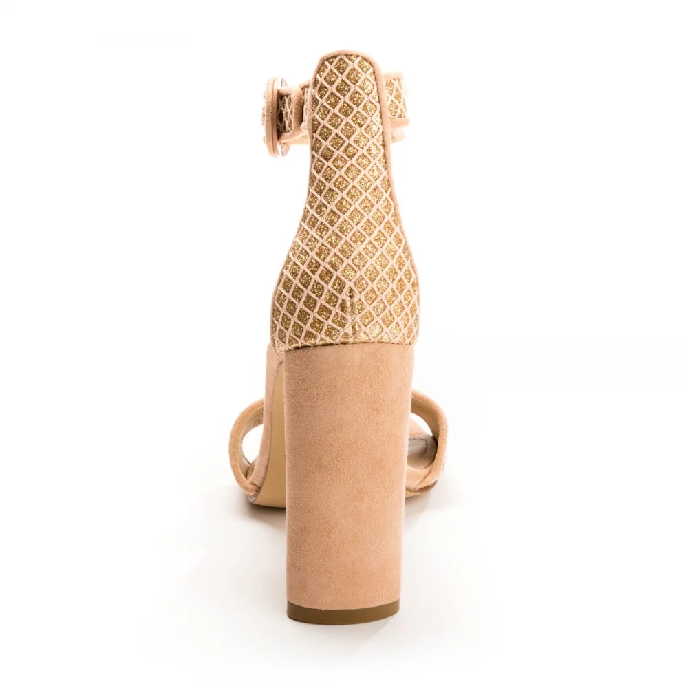 Kendall + Kylie Giselle Womens Suede Ankle Strap Heels - Image 3
