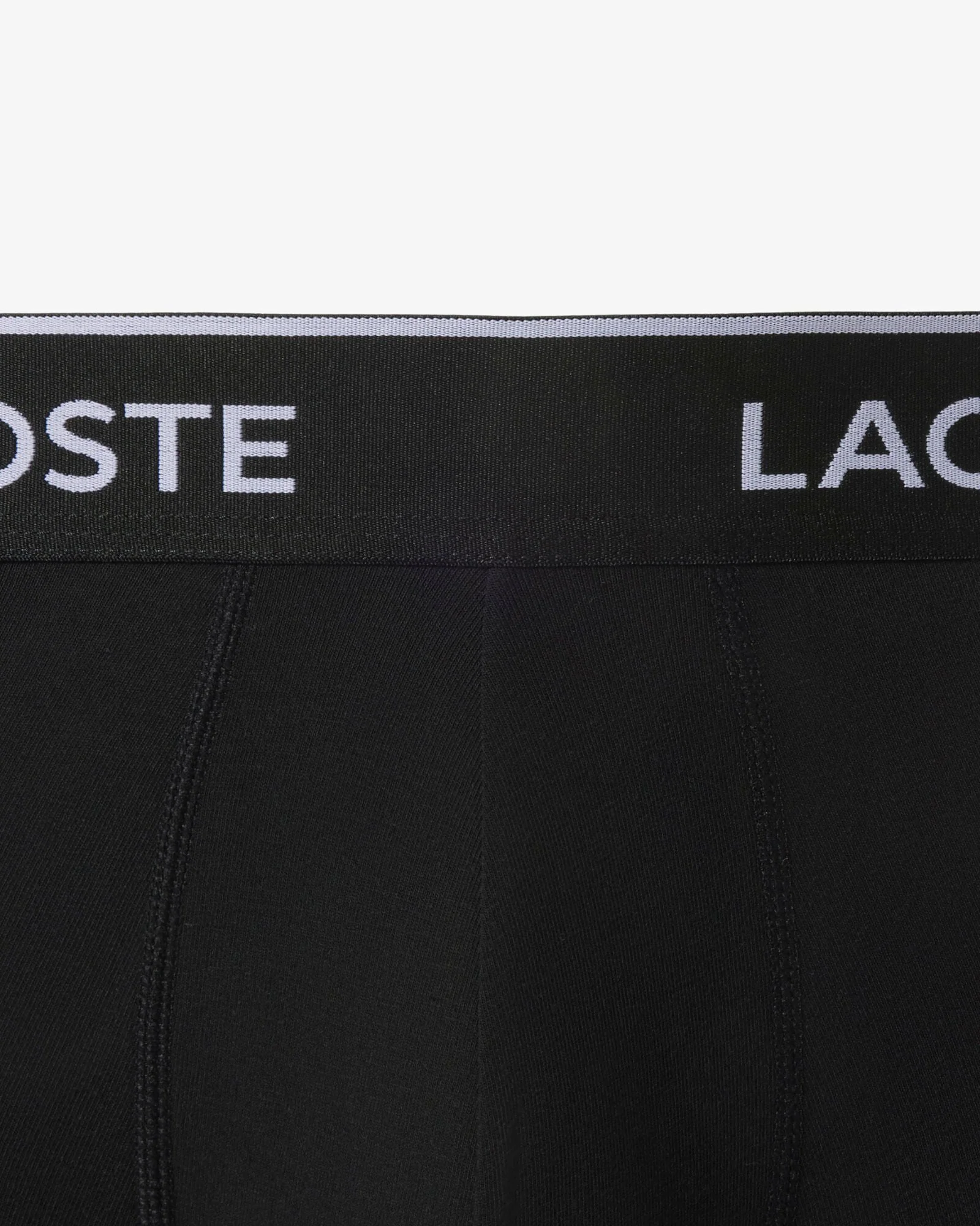 Lacoste 3-Pack of Mens Trunks - Black 031 - Image 2