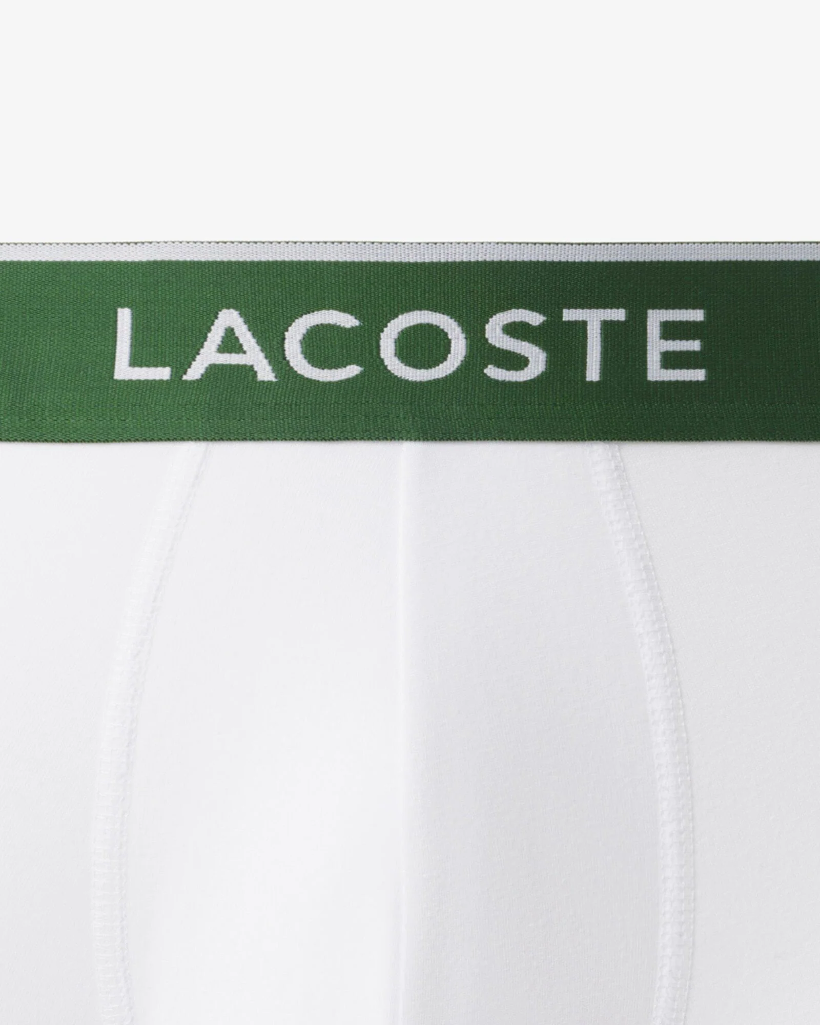 Lacoste 3-Pack of Mens Trunks - White 001 - Image 6