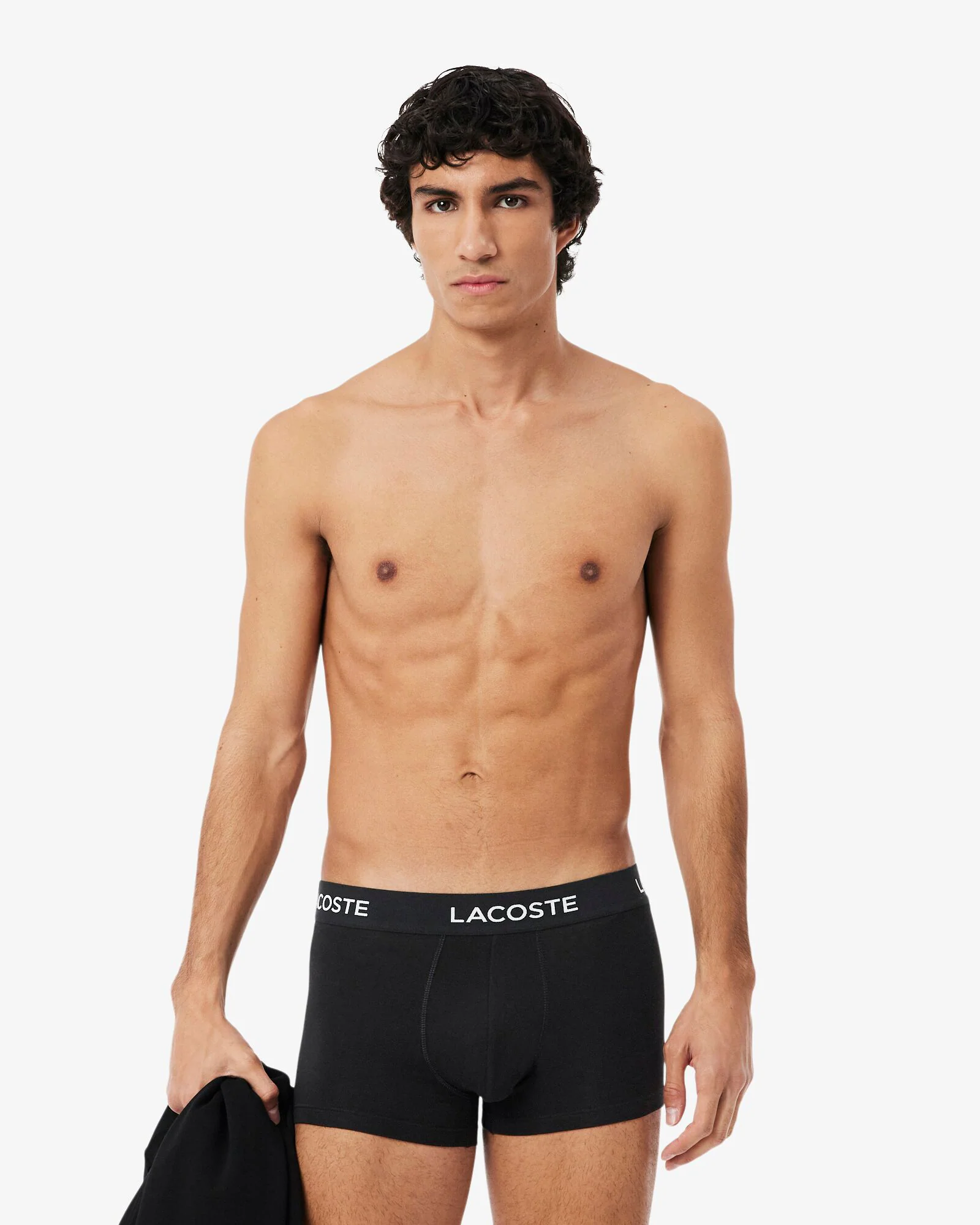 Lacoste 5-Pack Mens Trunks - Black 031 - Image 3