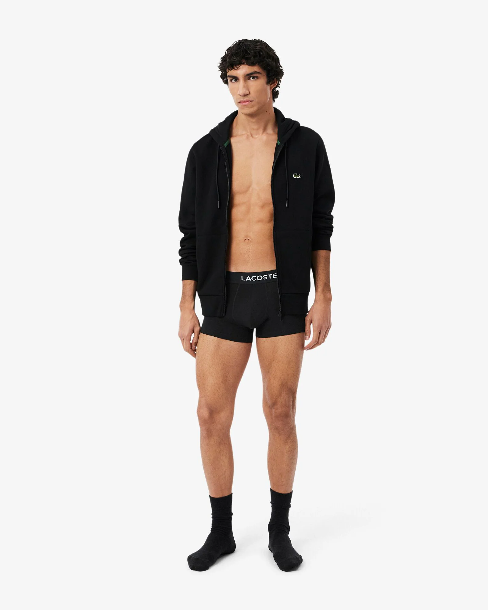 Lacoste 5-Pack Mens Trunks - Black 031 - Image 4