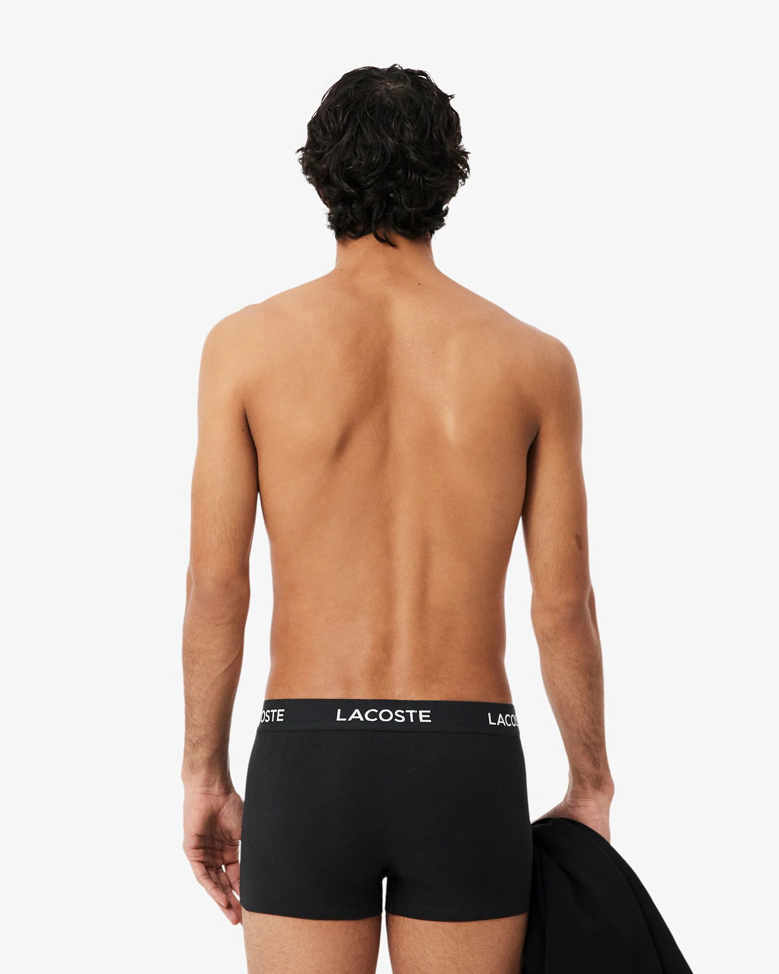 Lacoste 5-Pack Mens Trunks - Black 031 - Image 5