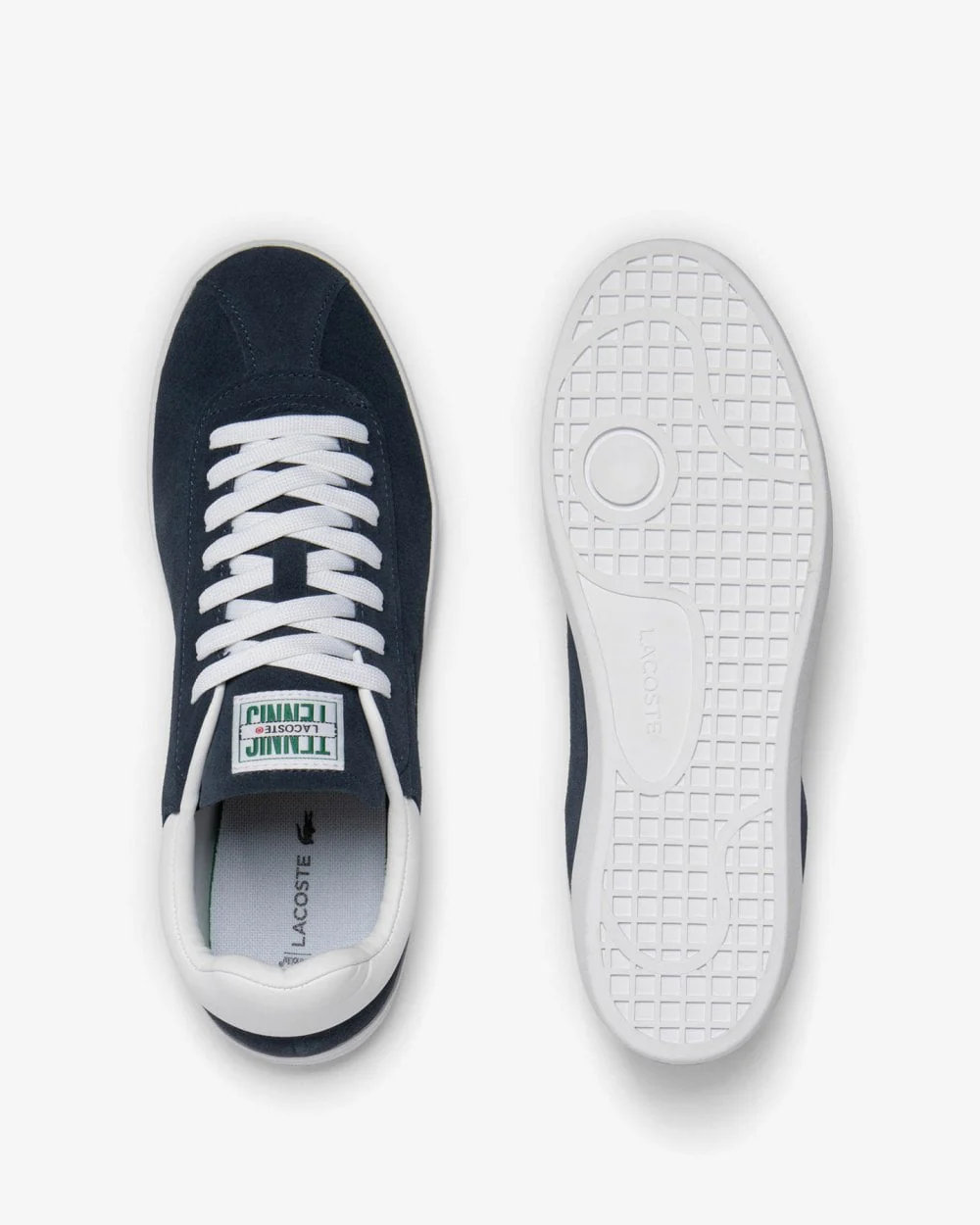Lacoste Baseshot Mens Suede Trainers - Image 4