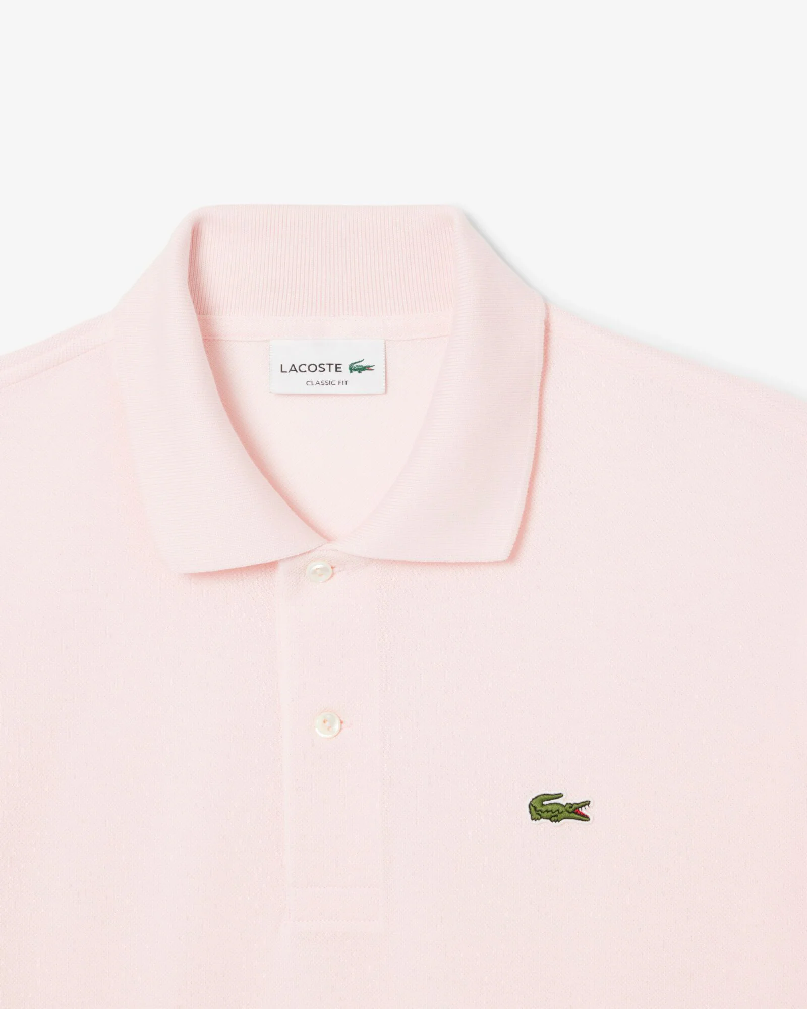 Lacoste Classic Fit L.12.12 Mens Short Sleeve Polo Shirt - Flamingo T03 - Image 5