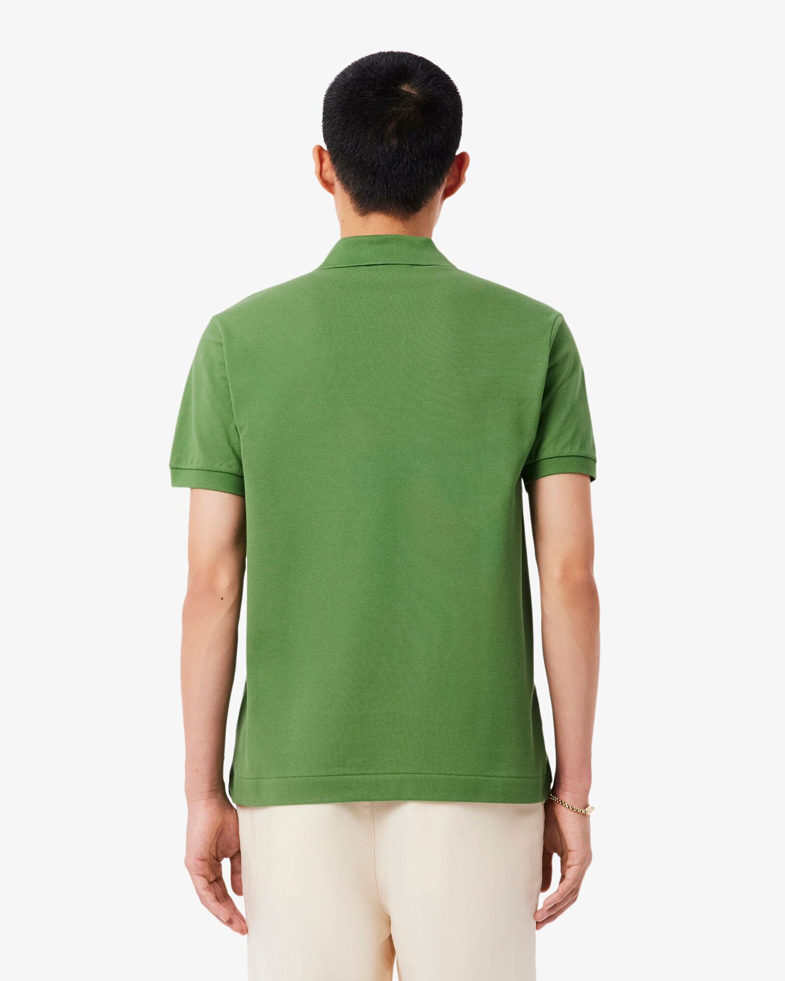 Lacoste Classic Fit L.12.12 Mens Short Sleeve Polo Shirt - Lamb's Lettuce 02M - Image 4