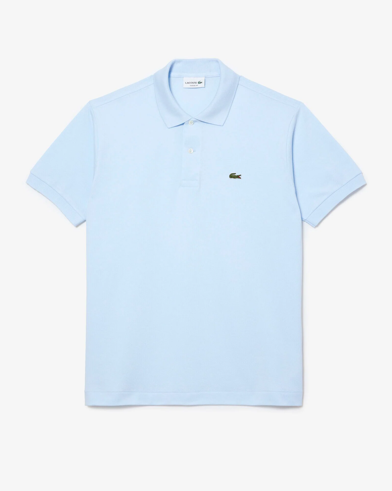 Lacoste Classic Fit L.12.12 Mens Short Sleeve Polo Shirt - Light Blue T01 - Image 7