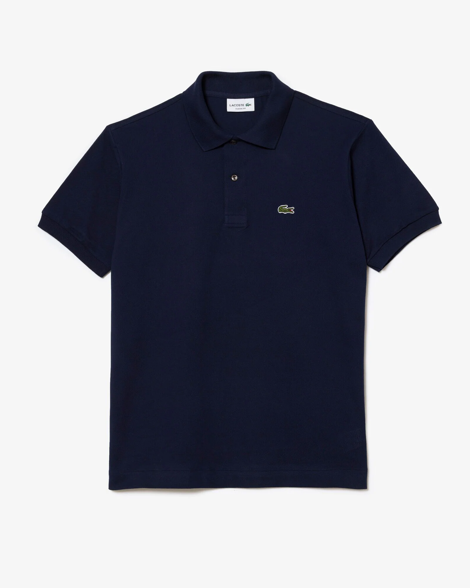 Lacoste Classic Fit L.12.12 Mens Short Sleeve Polo Shirt - Navy Blue 166 - Image 7