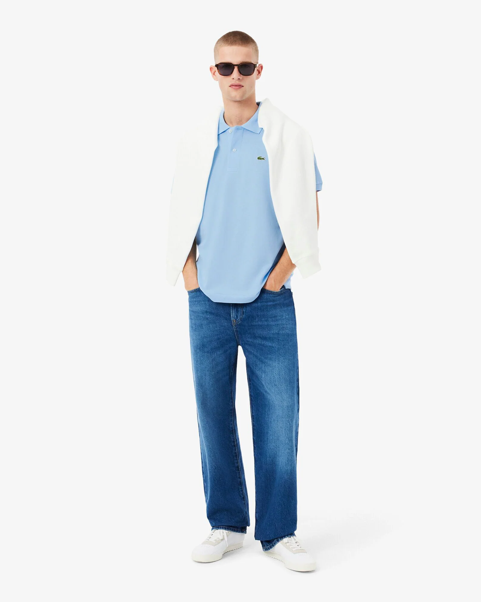 Lacoste Classic Fit L.12.12 Mens Short Sleeve Polo Shirt - Overview HBP - Image 3