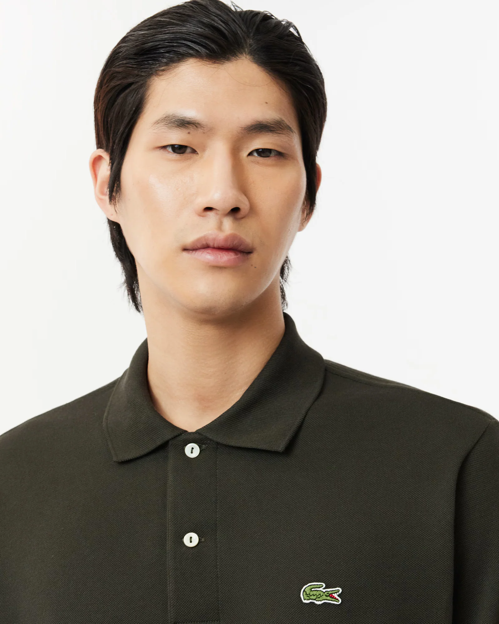 Lacoste Classic Fit L.12.12 Mens Short Sleeve Polo Shirt - Sapwood L7A - Image 2