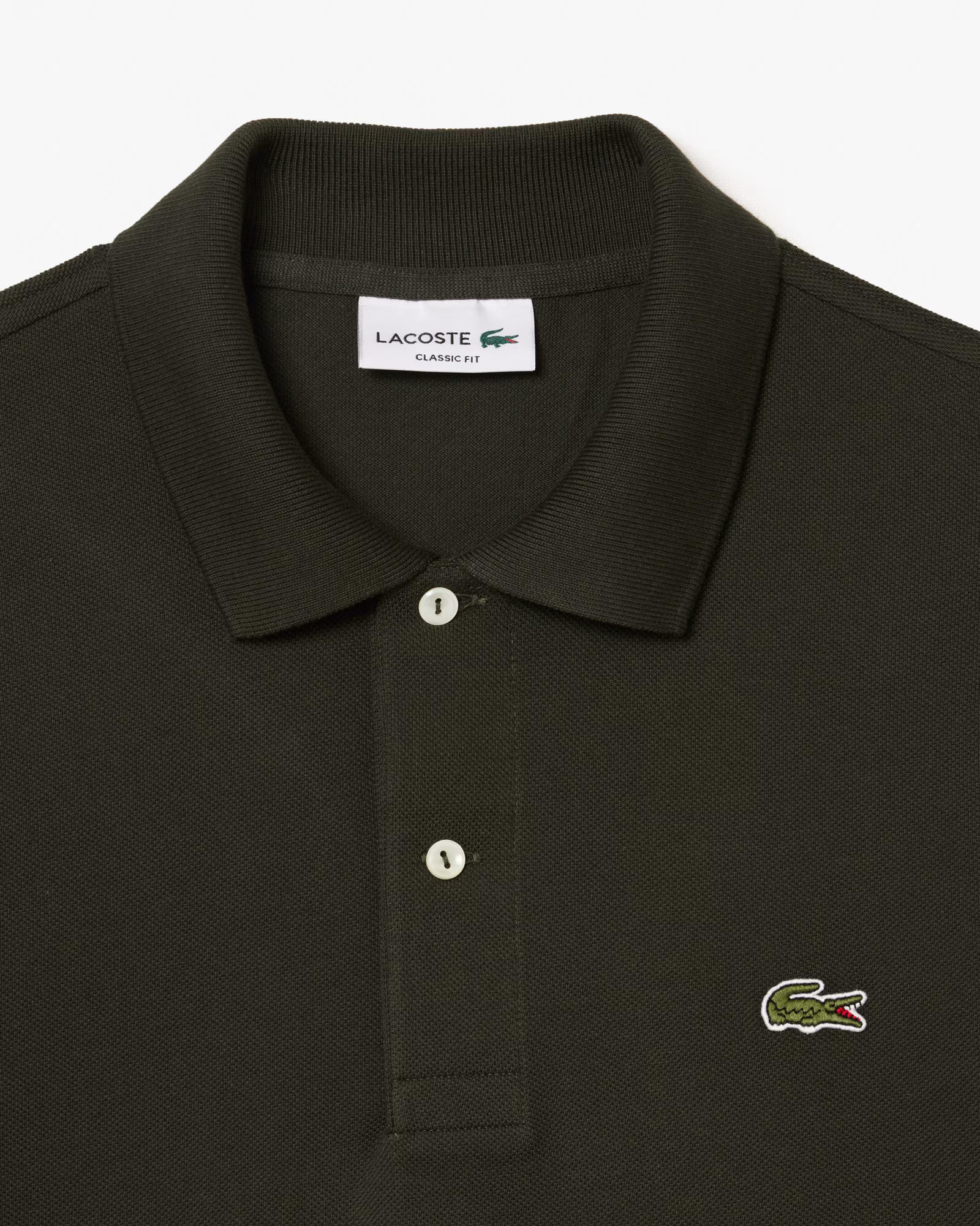 Lacoste Classic Fit L.12.12 Mens Short Sleeve Polo Shirt - Sapwood L7A - Image 5