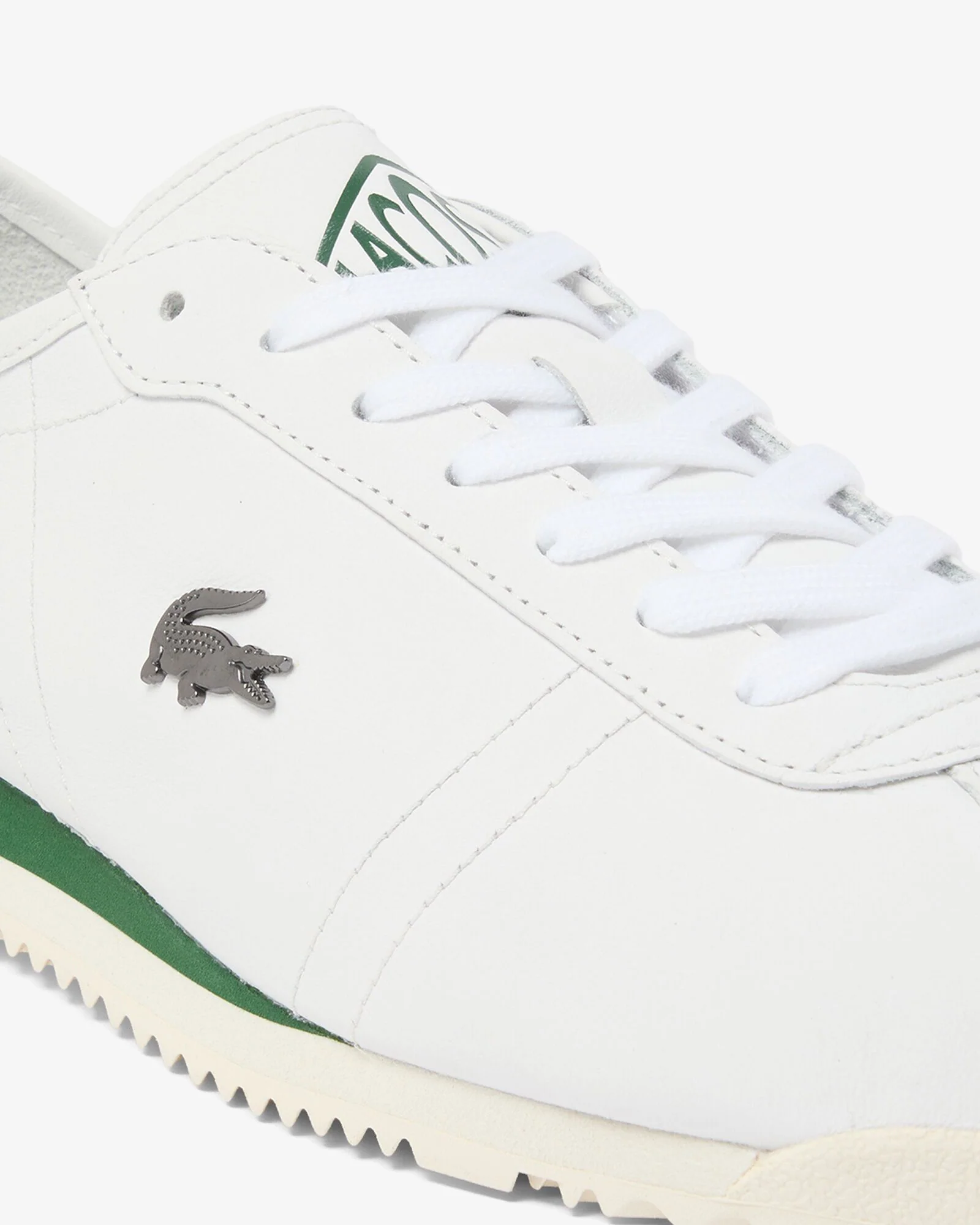 Lacoste Club-Low Mens Trainers - White/Off White 65T - Image 2