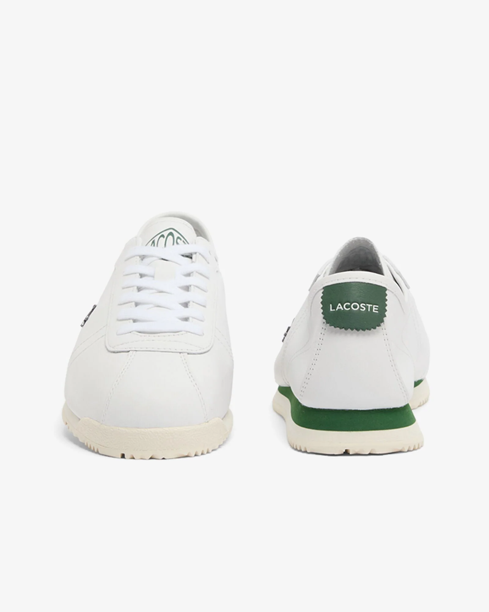Lacoste Club-Low Mens Trainers - White/Off White 65T - Image 4