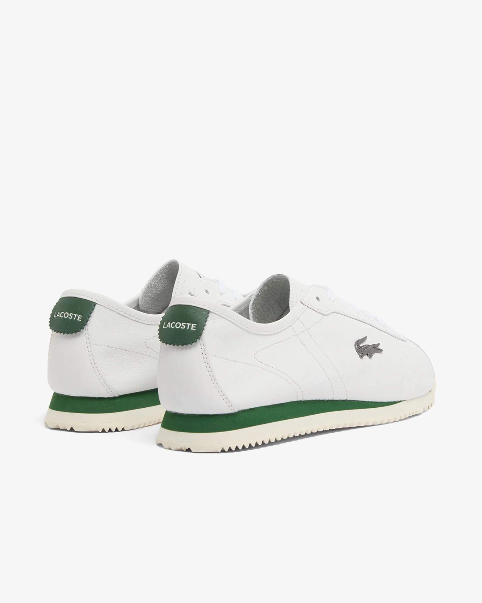 Lacoste Club-Low Mens Trainers - White/Off White 65T - Image 5