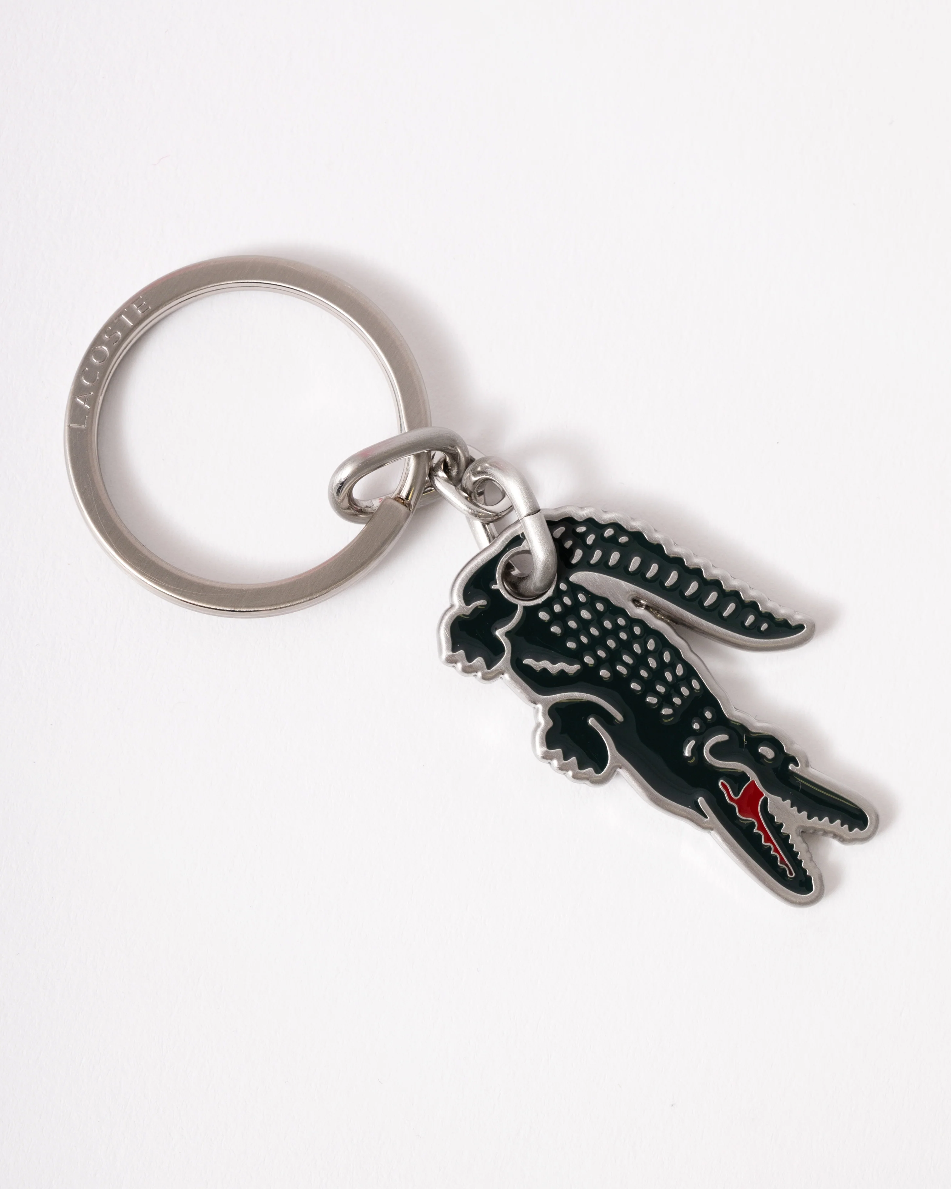 Lacoste Credit Card Holder And Key Ring Gift Box - Noir KR Croc Sinope R66 - Image 6