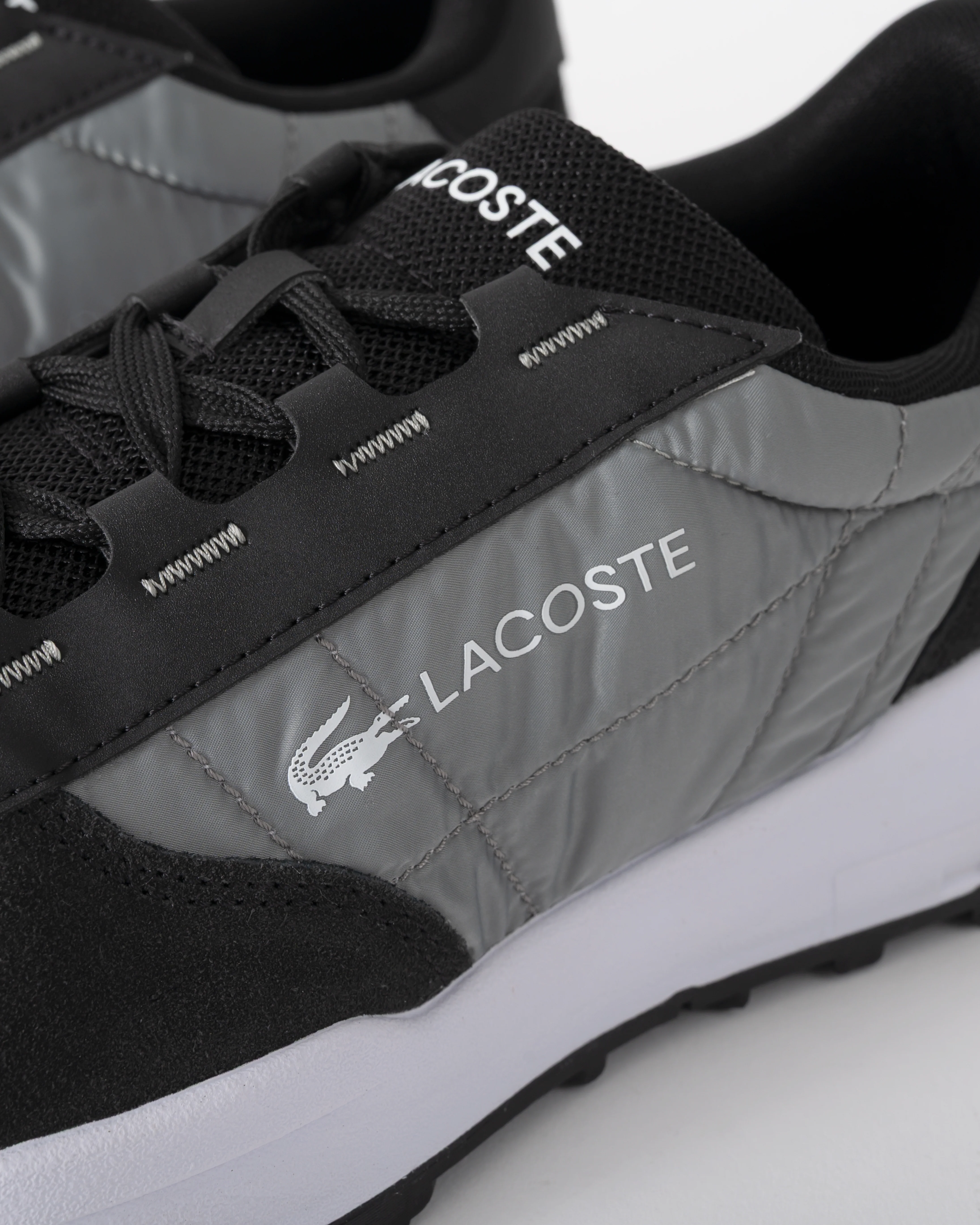 Lacoste Elite Active Evo Mens Trainers - Black/White 312 - Image 2