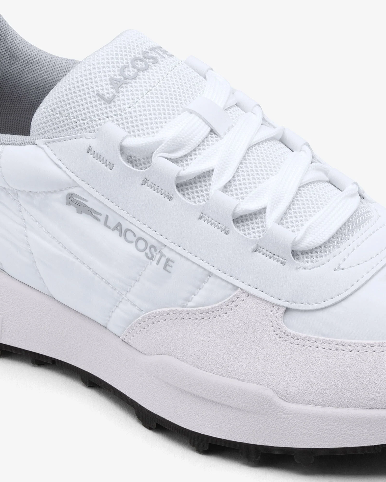Lacoste Elite Active Evo Mens Trainers - White/Light Grey 14X - Image 2