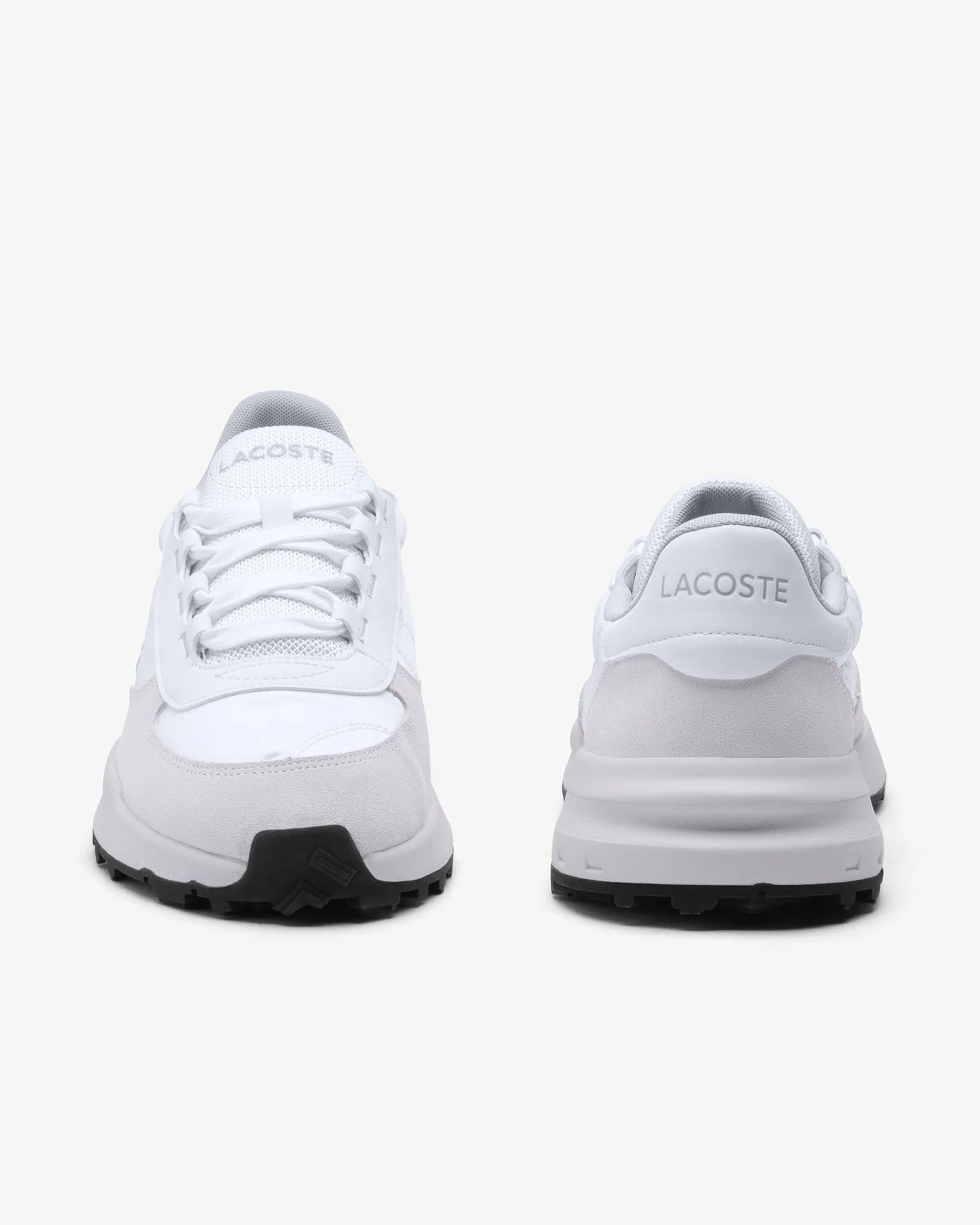 Lacoste Elite Active Evo Mens Trainers - White/Light Grey 14X - Image 4