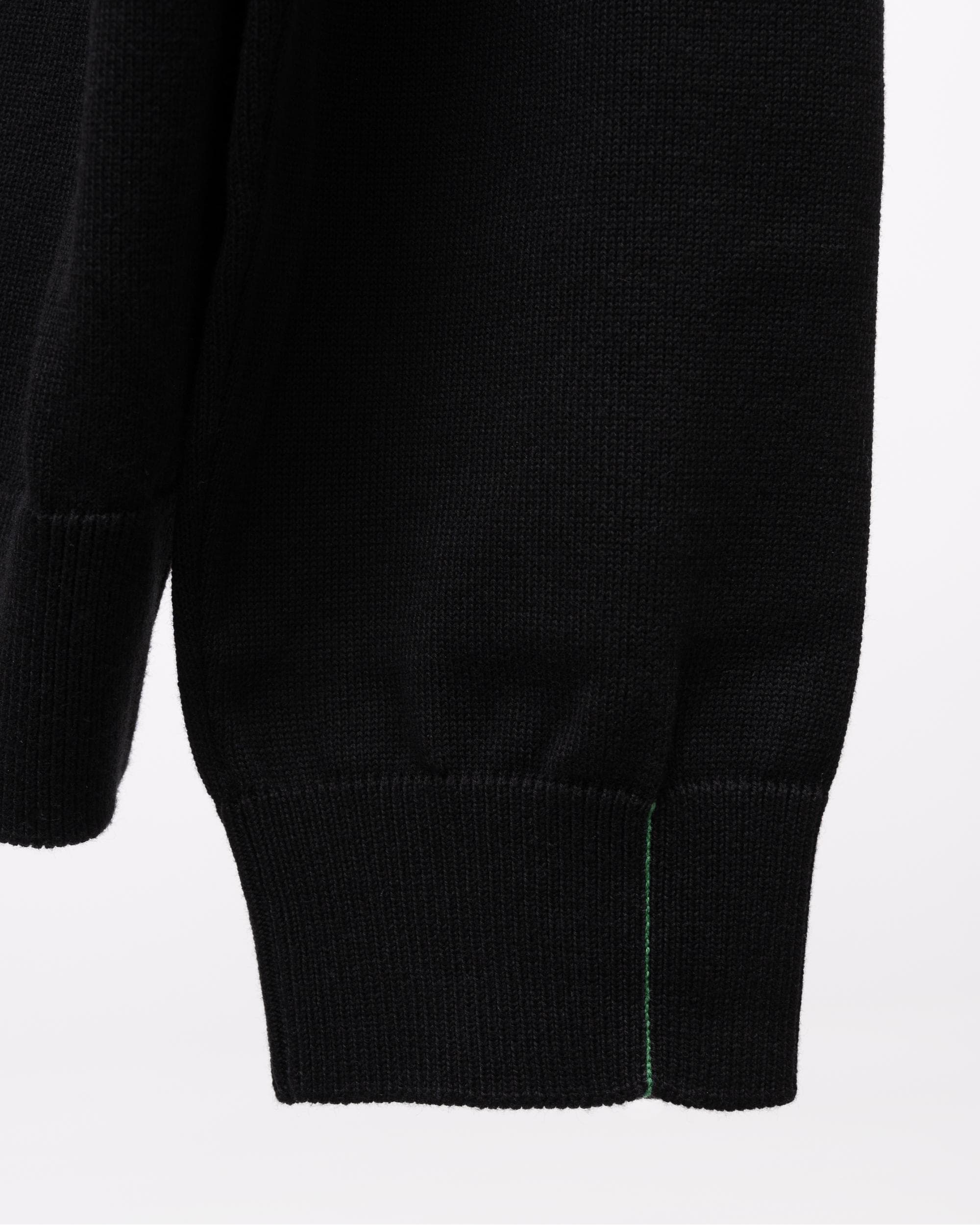 Lacoste Half Zip Logo Mens Sweatshirt - Black 031 - Image 6