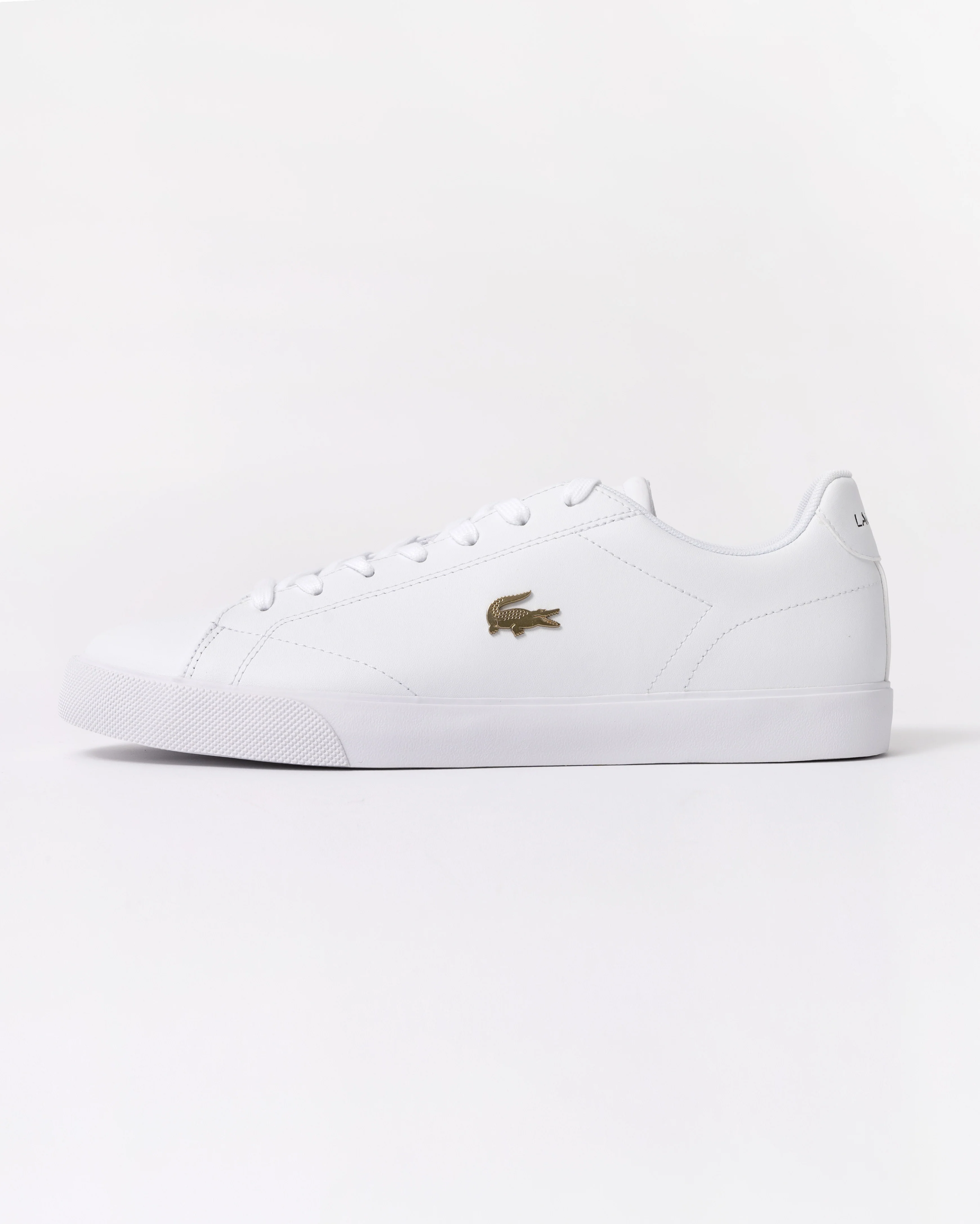 Lacoste Lerond Set Mens Trainers - White/White 21G - Image 2