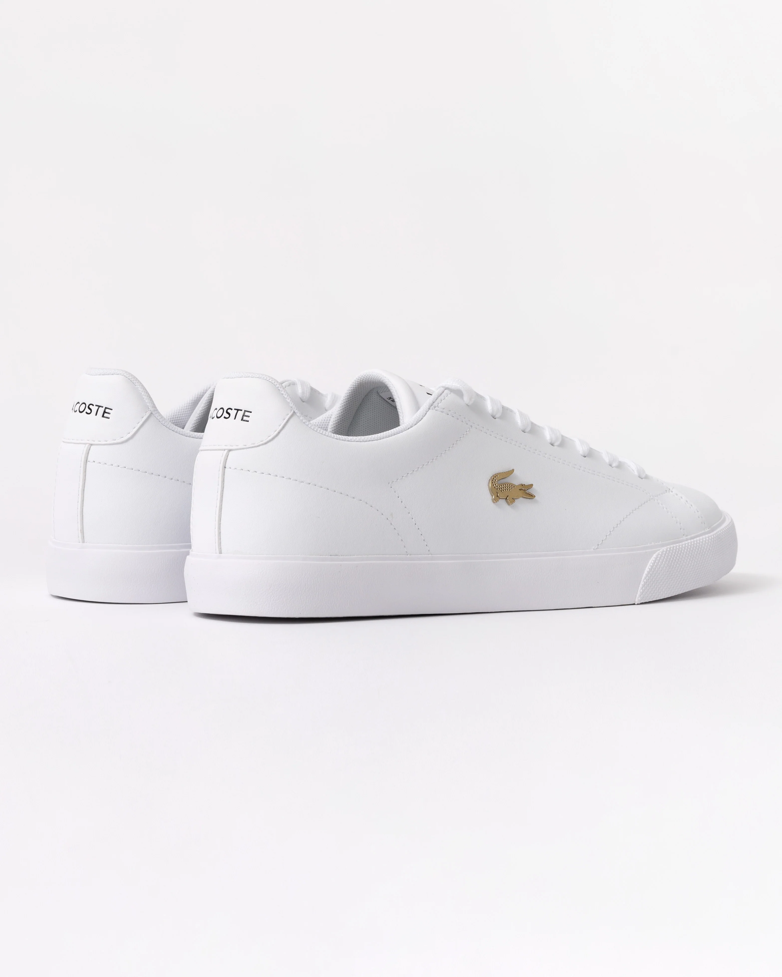 Lacoste Lerond Set Mens Trainers - White/White 21G - Image 3