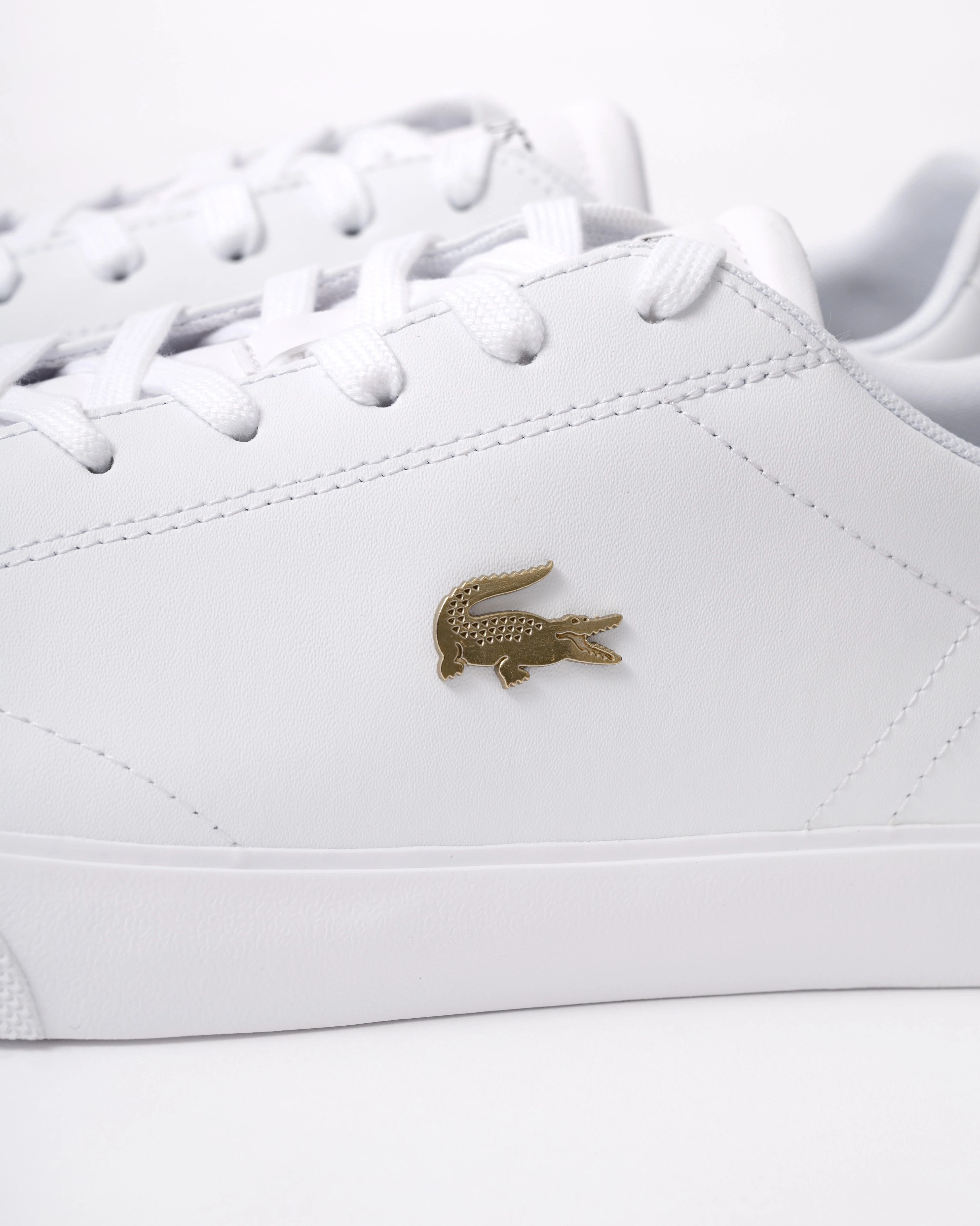 Lacoste Lerond Set Mens Trainers - White/White 21G - Image 6