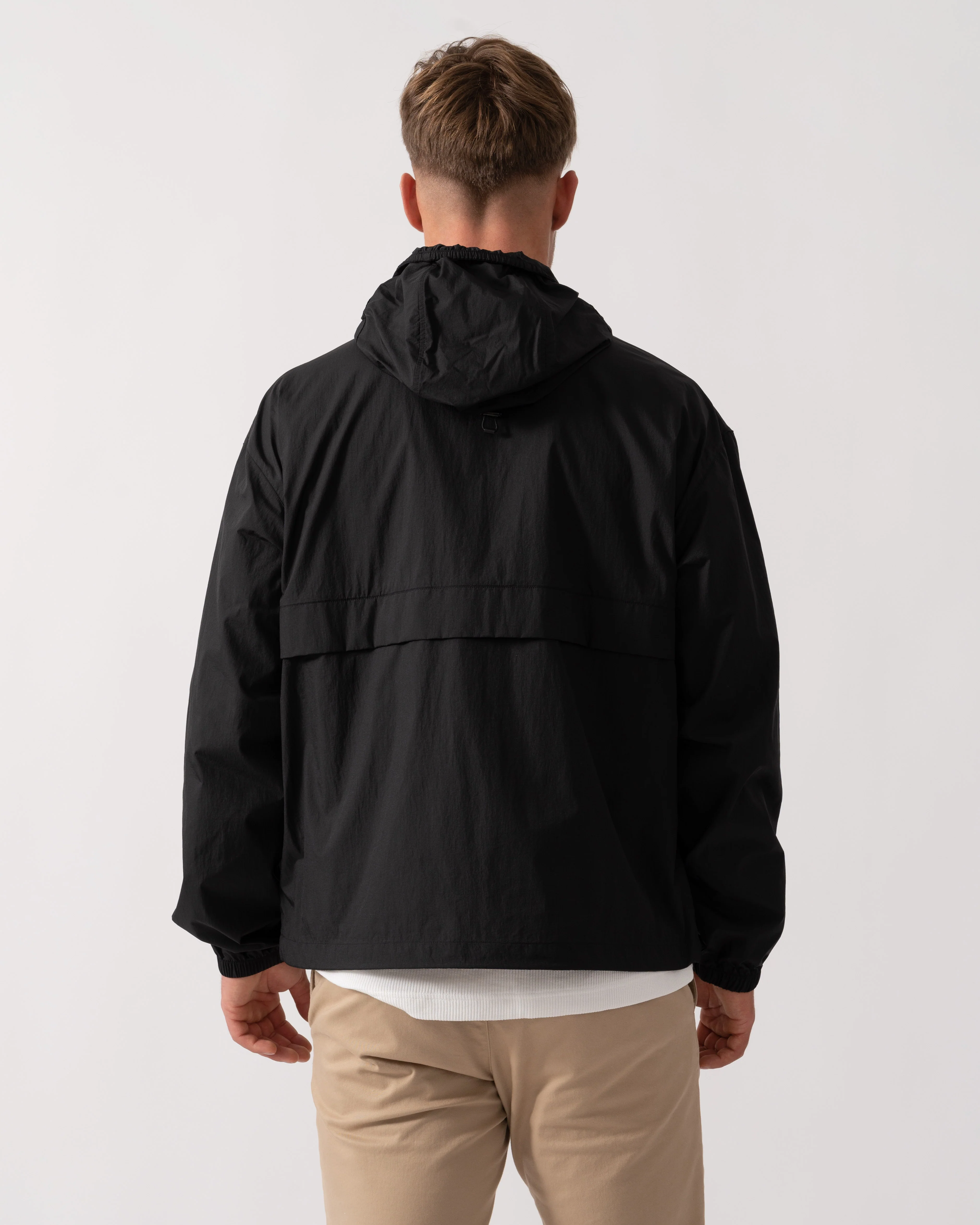 Lacoste Lightweight Packable Water-Repellent Ripstop Jacket - Black 031 - Image 5
