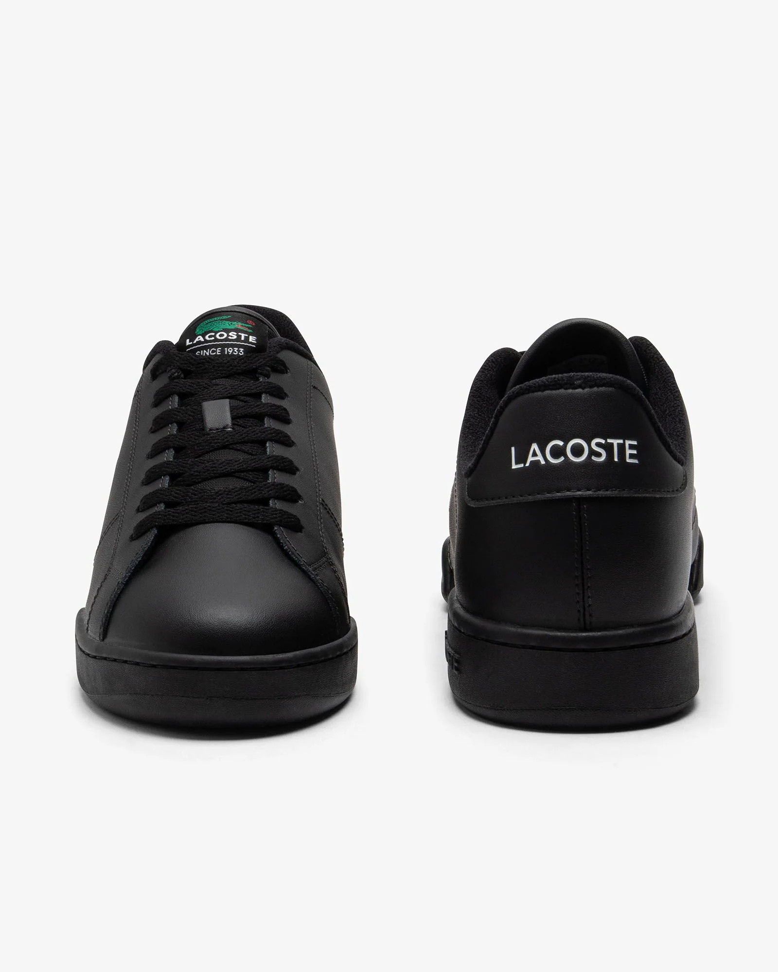 Lacoste Mens Carnaby Cup Sneakers - Black/Black 02H - Image 3