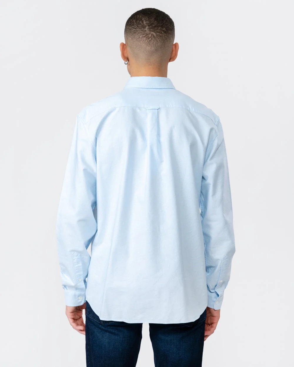 Lacoste Mens Casual Long Sleeve Woven Shirt - Blue F6Z - Image 4