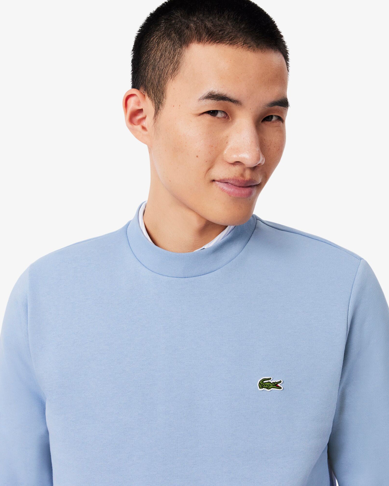 Lacoste Mens Crew Neck Fleece Sweatshirt - Aphylla AEY - Image 2