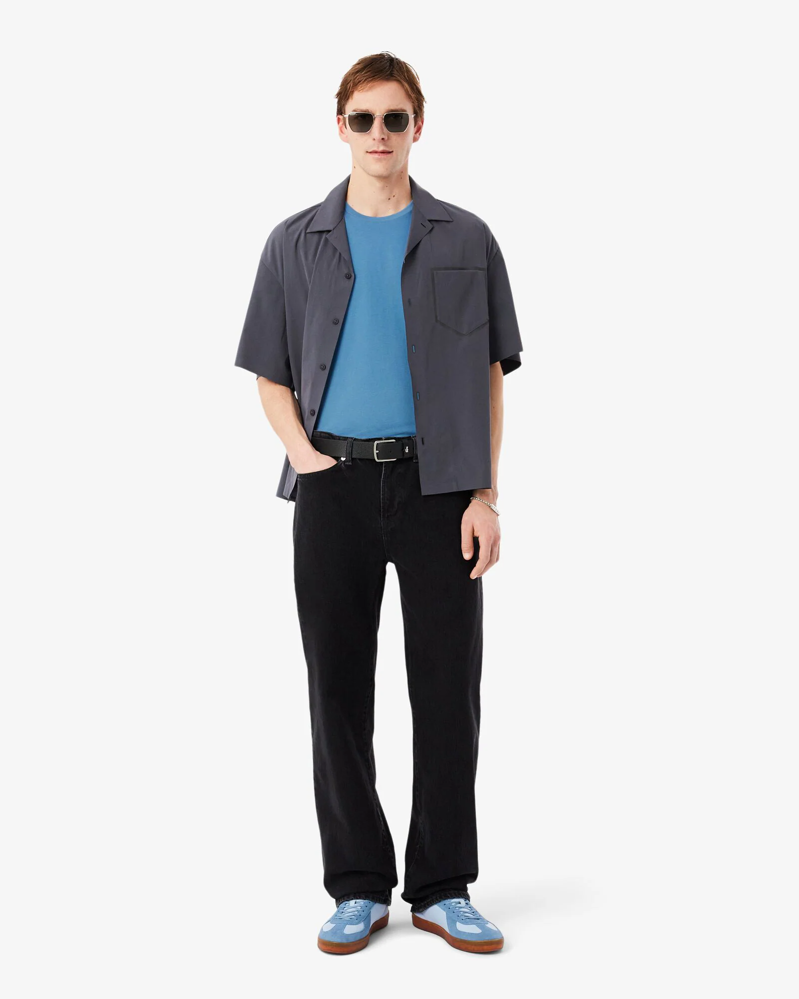 Lacoste Mens Crew Neck Pima Cotton Jersey T-Shirt - Abyss Blue JBK - Image 3