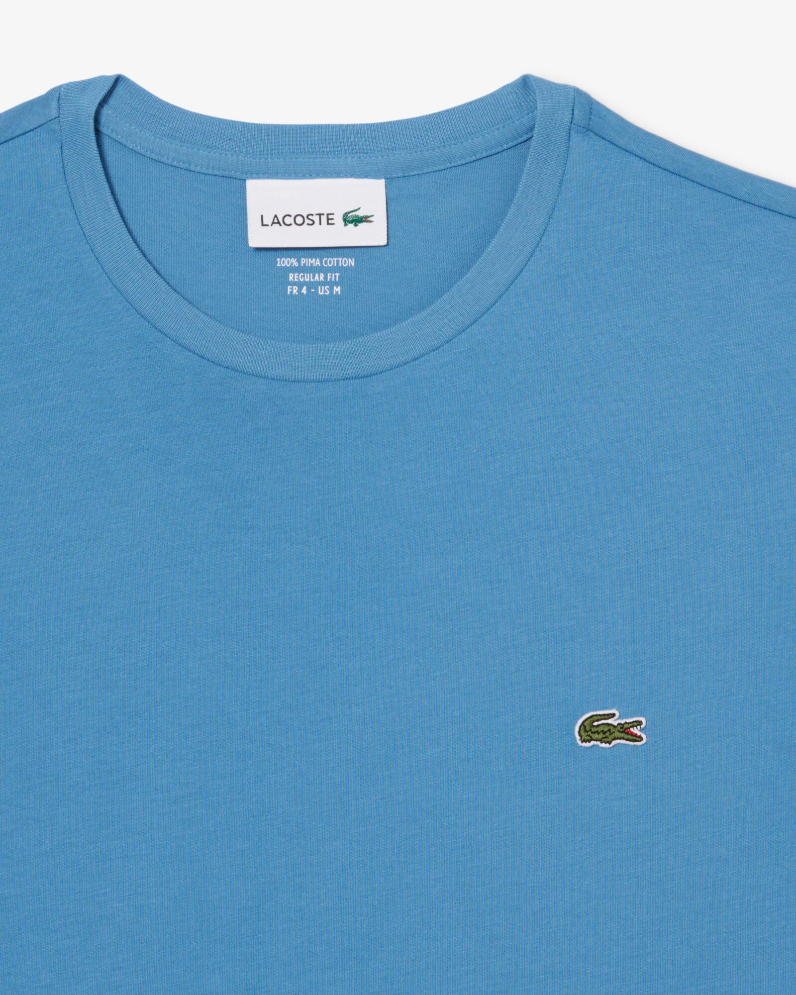 Lacoste Mens Crew Neck Pima Cotton Jersey T-Shirt - Abyss Blue JBK - Image 5
