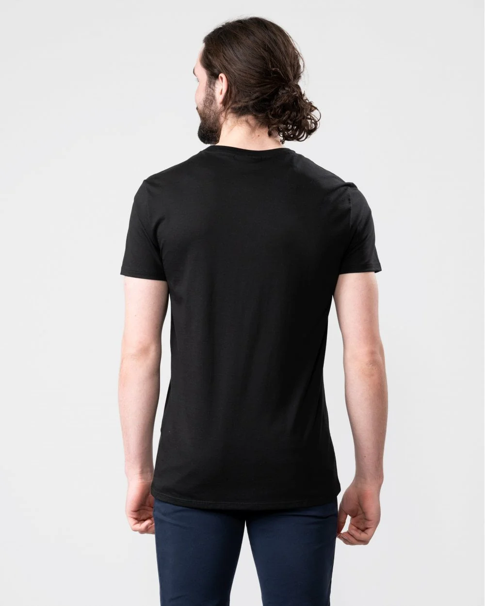 Lacoste Mens Crew Neck Pima Cotton Jersey T-Shirt - Black 031 - Image 6