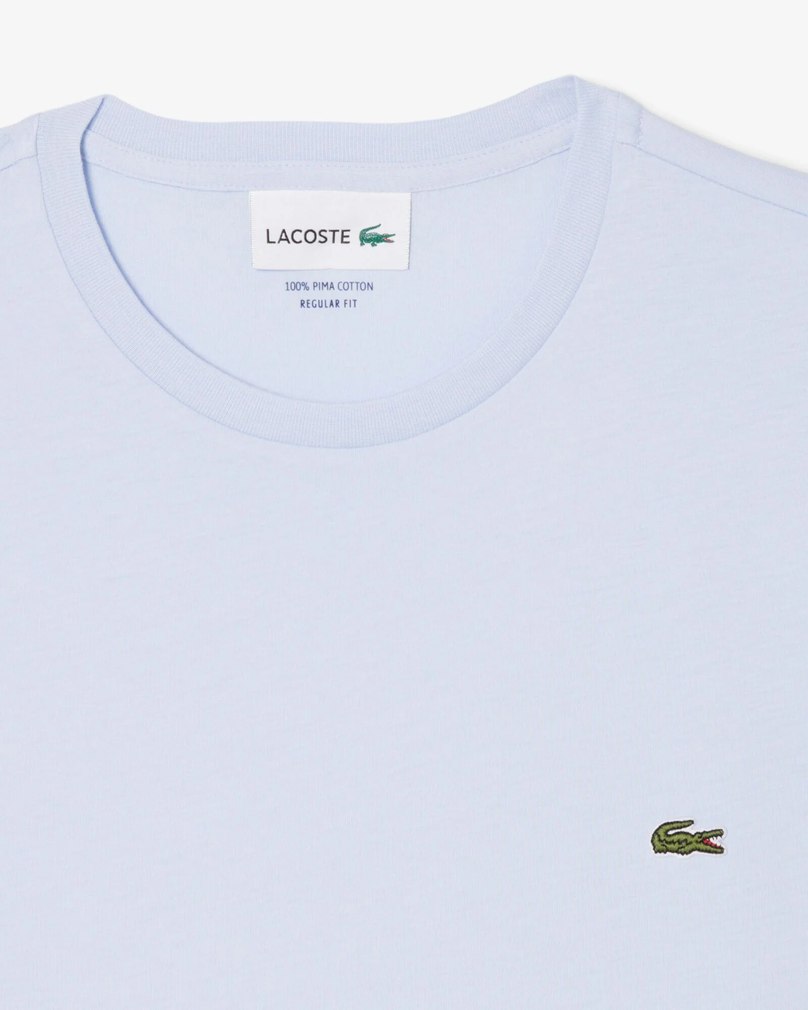 Lacoste Mens Crew Neck Pima Cotton Jersey T-Shirt - Phoenix Blue J2G - Image 5
