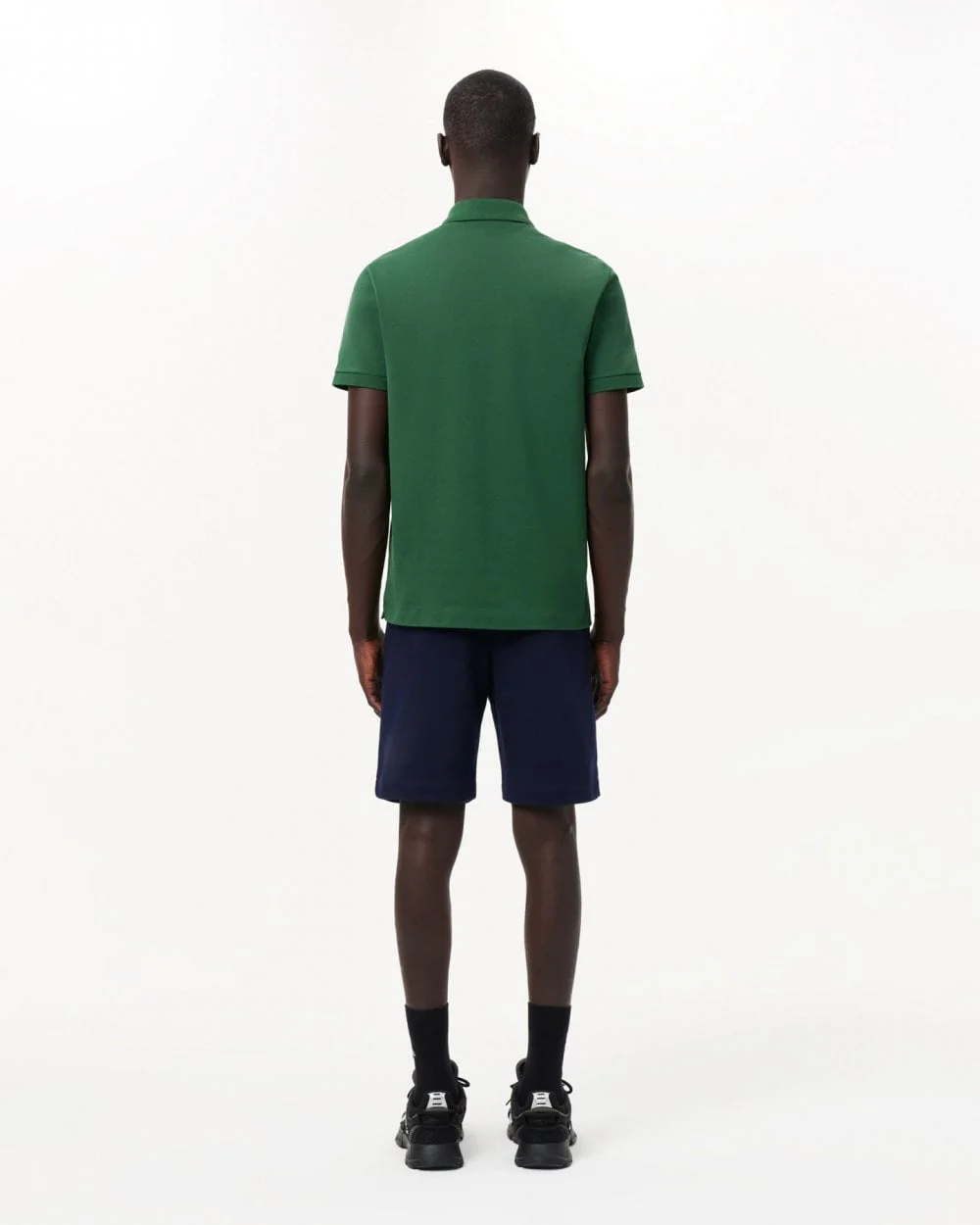 Lacoste Mens Fleece Shorts - Navy Blue 166 - Image 4