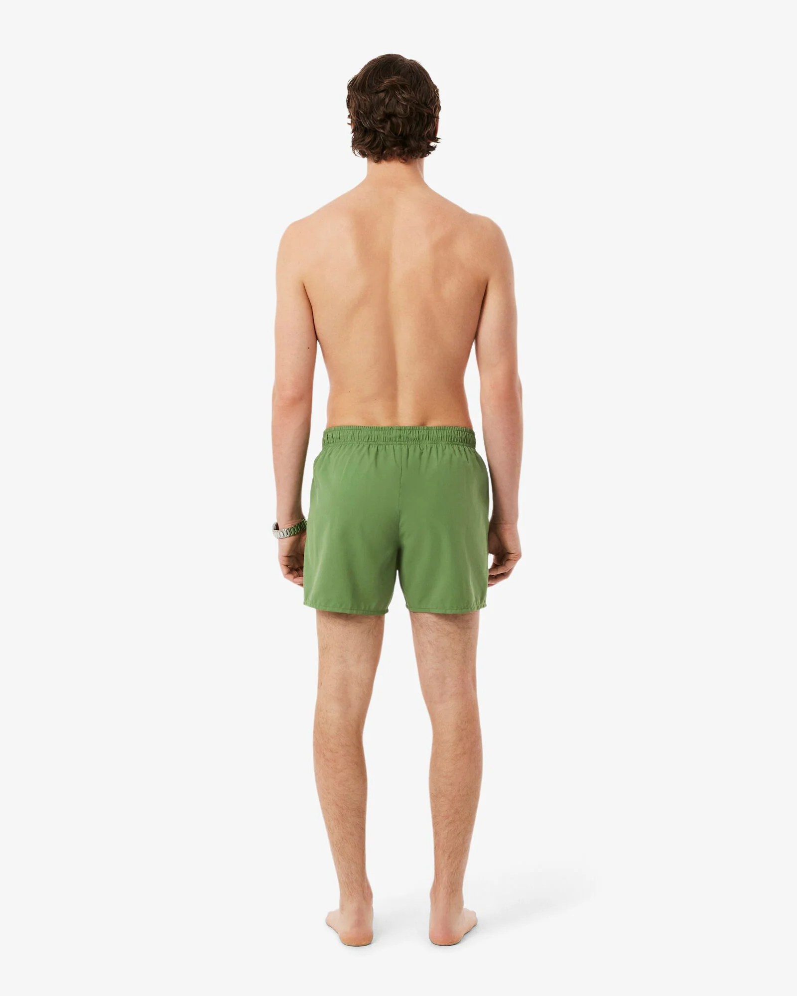 Lacoste Mens Light Quick-Dry Swim Shorts - Lamb's Lettuce/Green 37I - Image 4