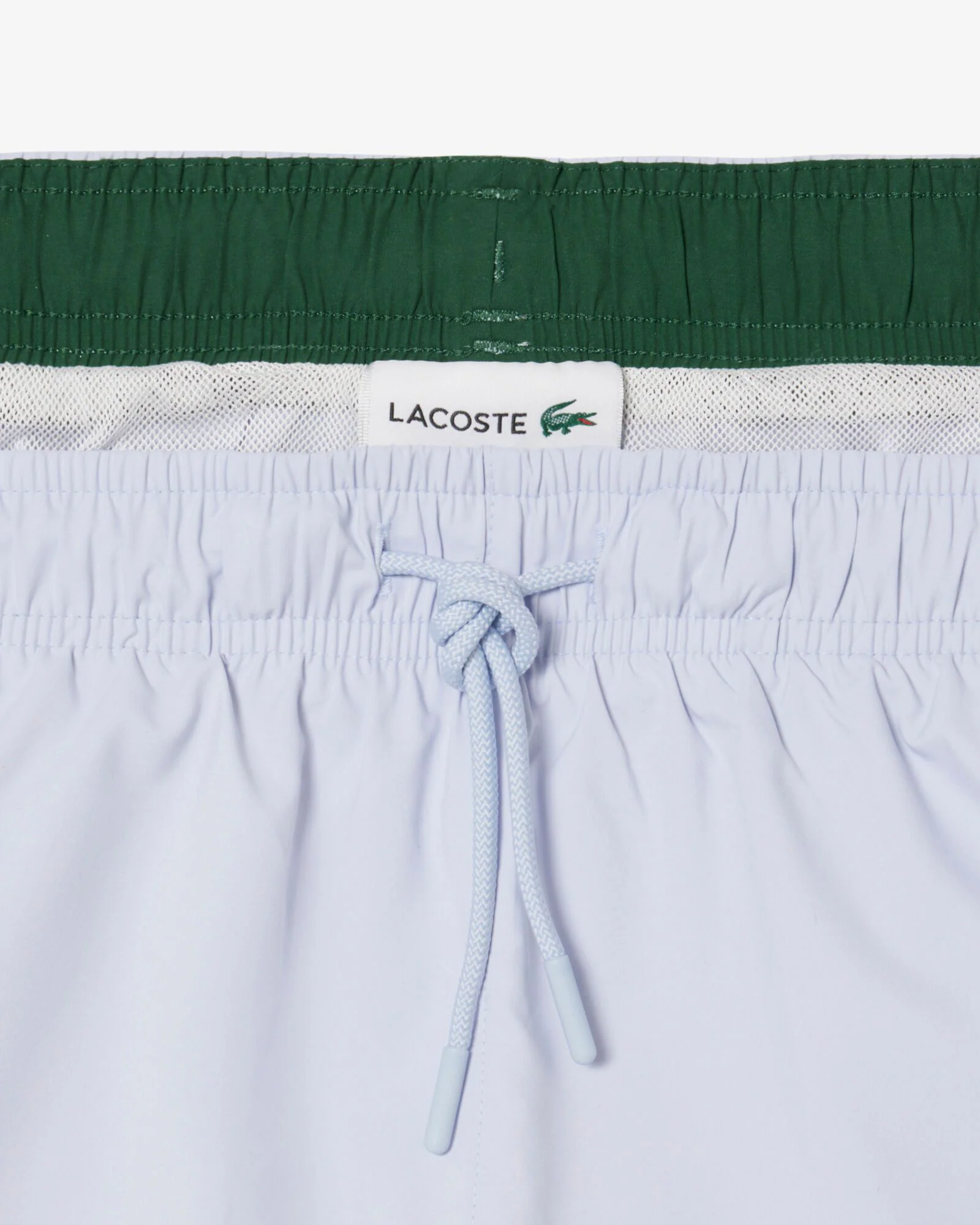 Lacoste Mens Light Quick-Dry Swim Shorts - Phoenix Blue/Green IL3 - Image 3
