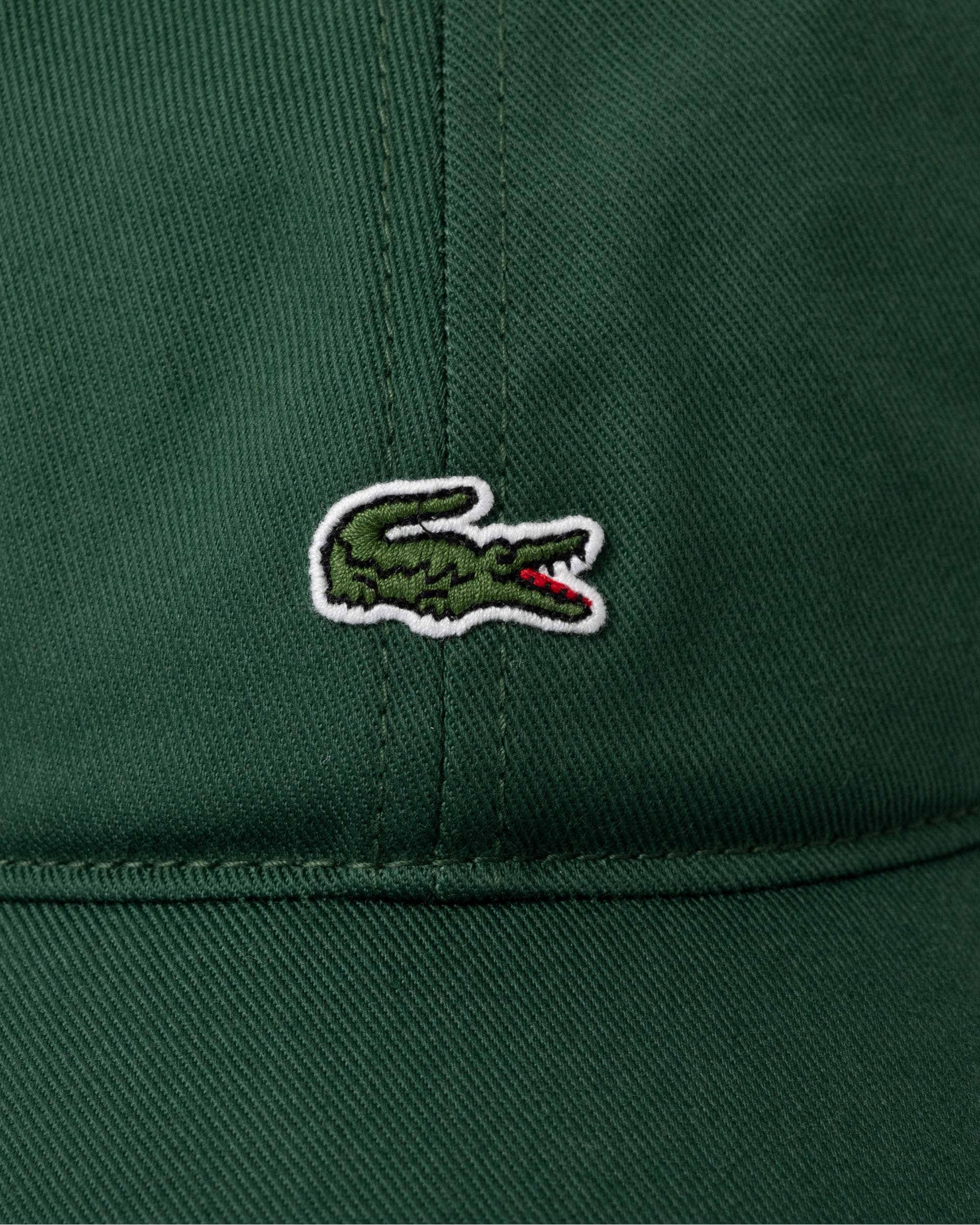 Lacoste Mens Organic Cotton Twill Cap - Green 132 - Image 3