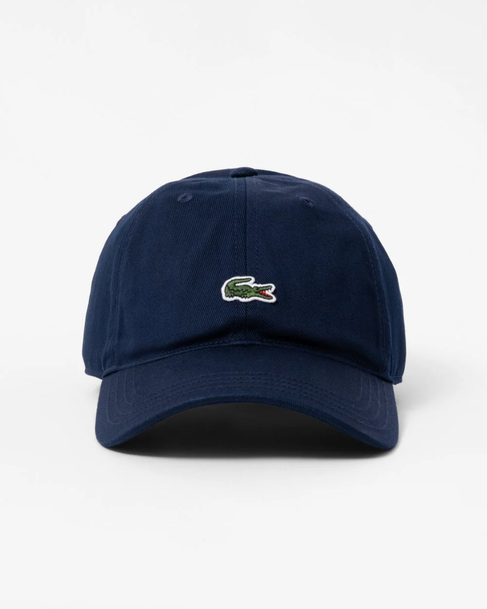 Lacoste Mens Organic Cotton Twill Cap - Navy Blue 166 - Image 2