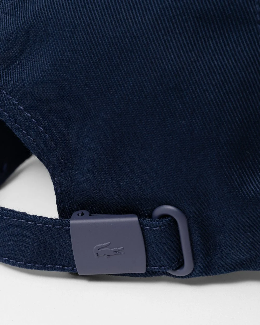 Lacoste Mens Organic Cotton Twill Cap - Navy Blue 166 - Image 4
