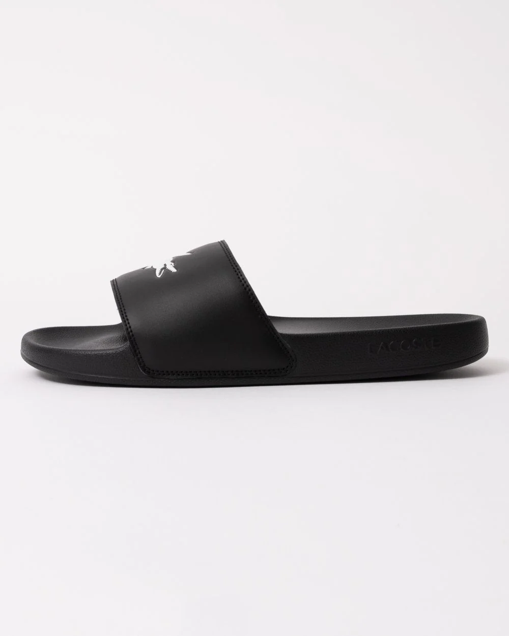 Lacoste Mens Serve Sliders - Black/White 312 - Image 4
