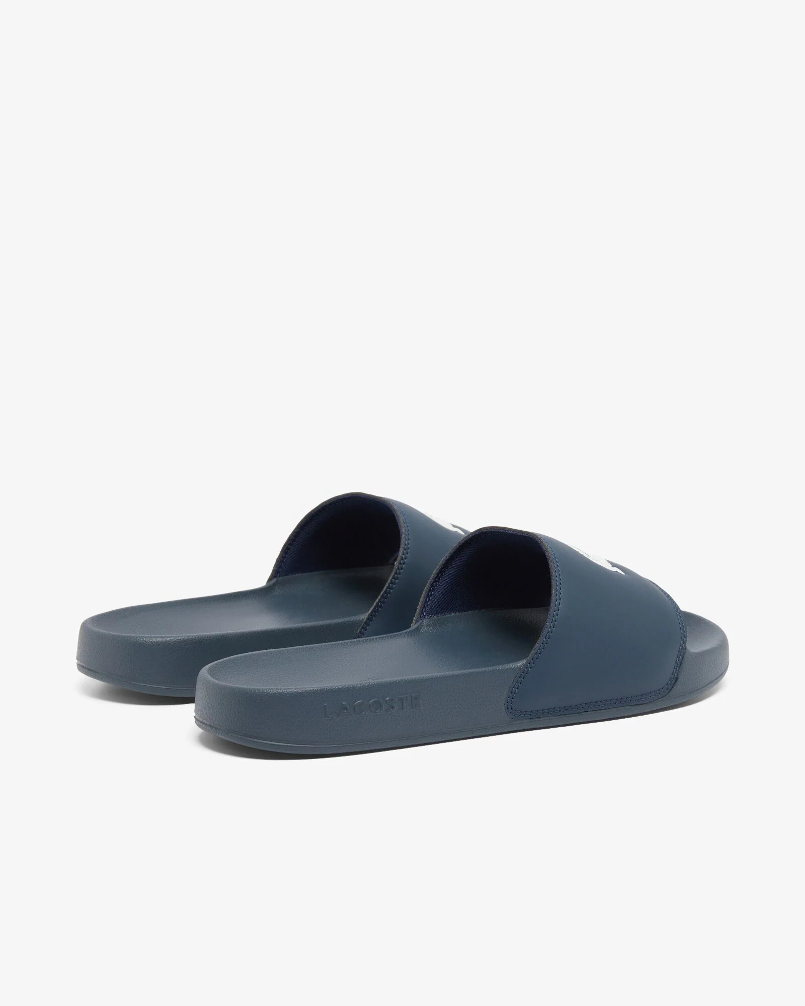 Lacoste Mens Serve Sliders - Navy/White 092 - Image 6